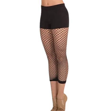 Adult TotalStretch Crop Fishnet Tights