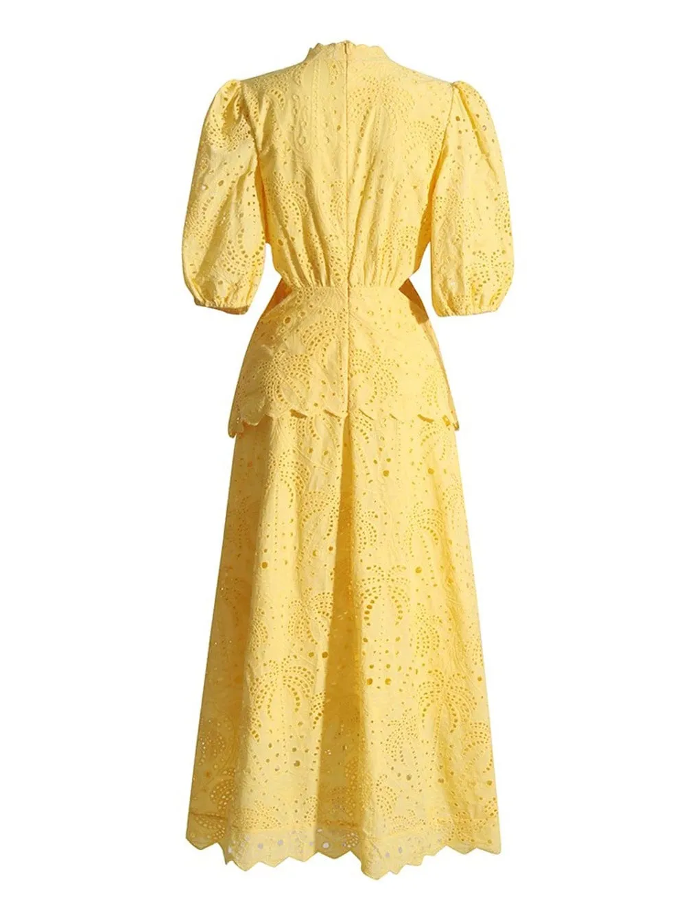 Alieka Hollow Out Midi Dress