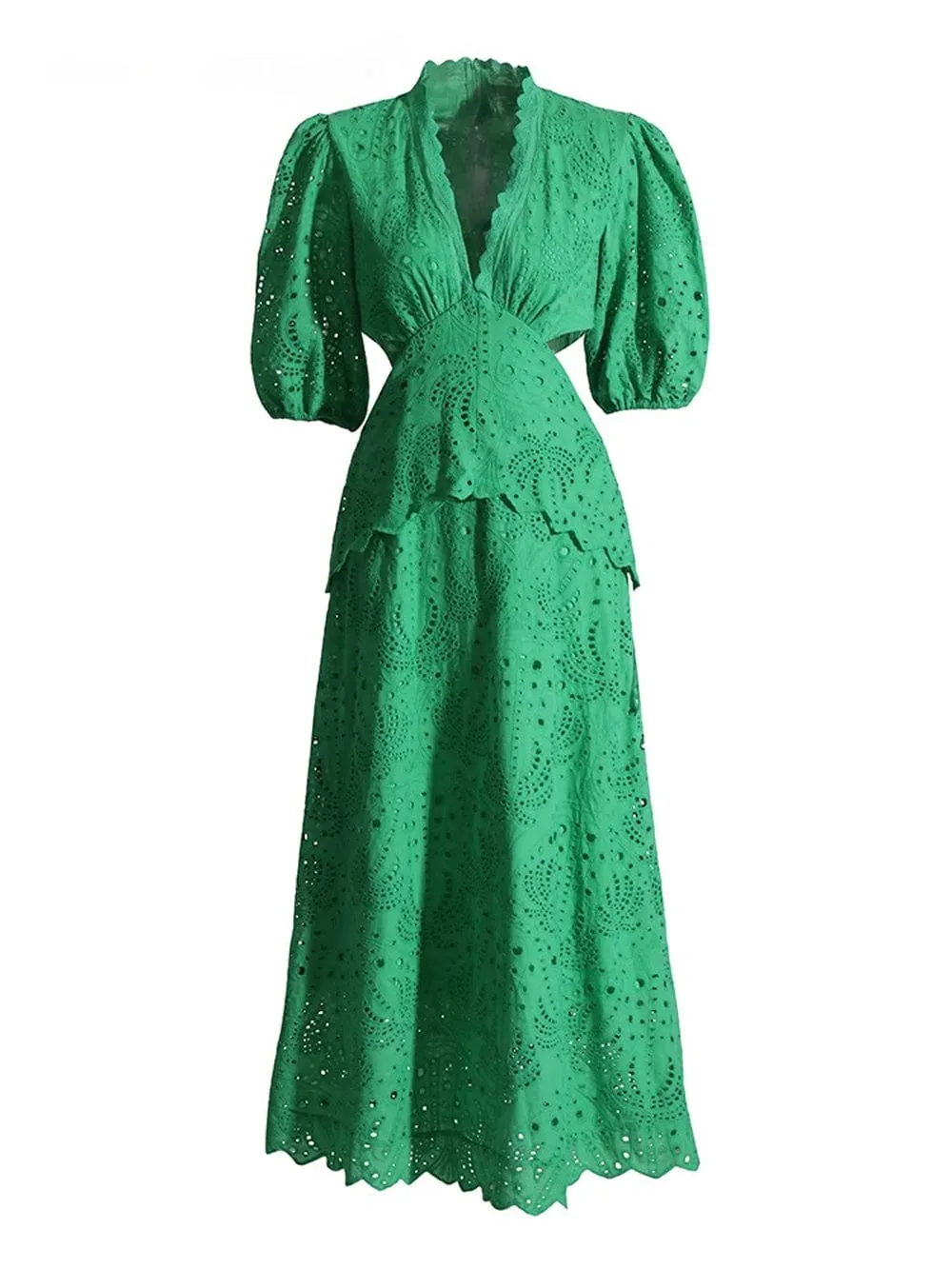 Alieka Hollow Out Midi Dress