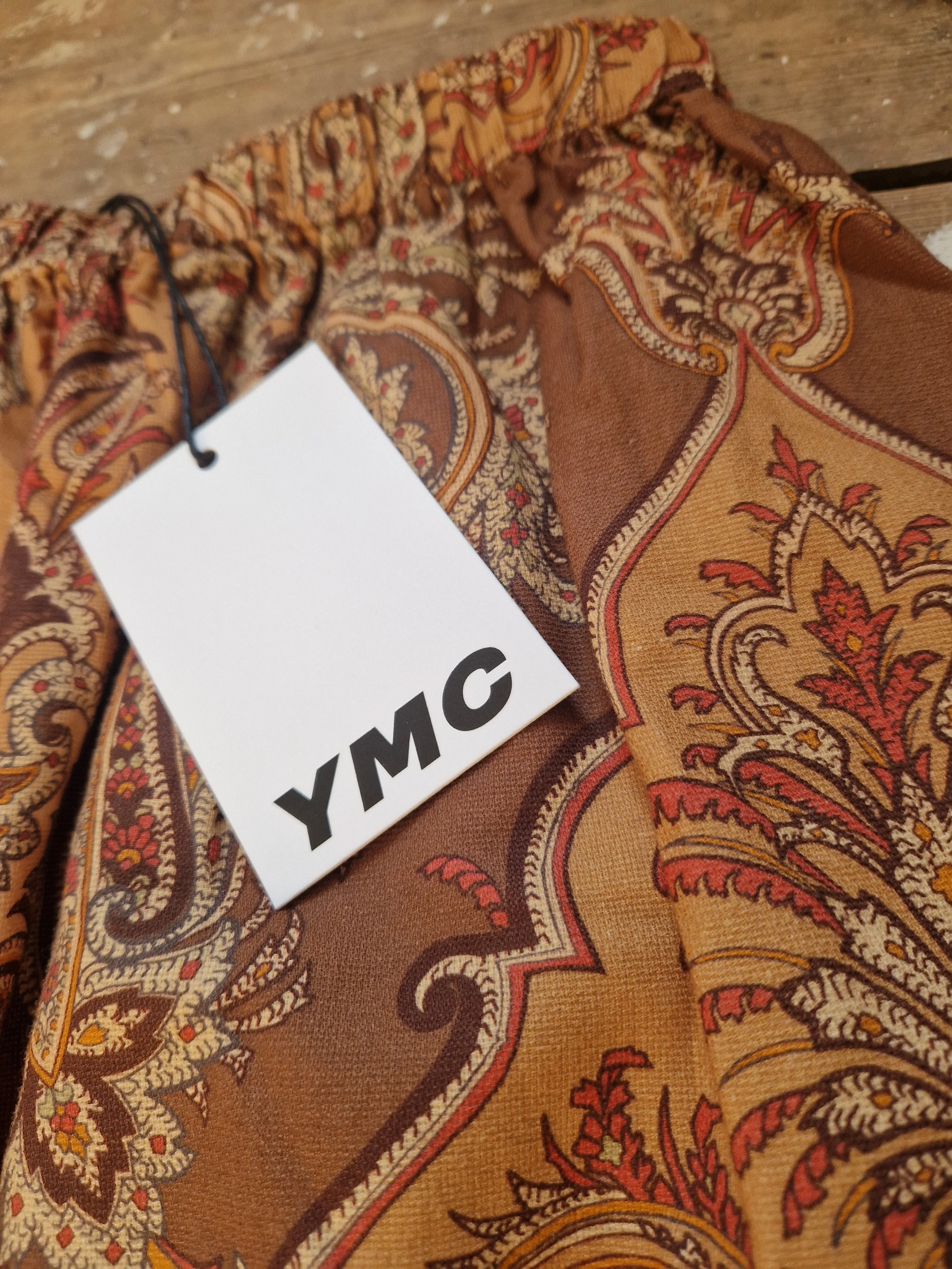 Archive YMC paisley cotton skirt S 10 to 12