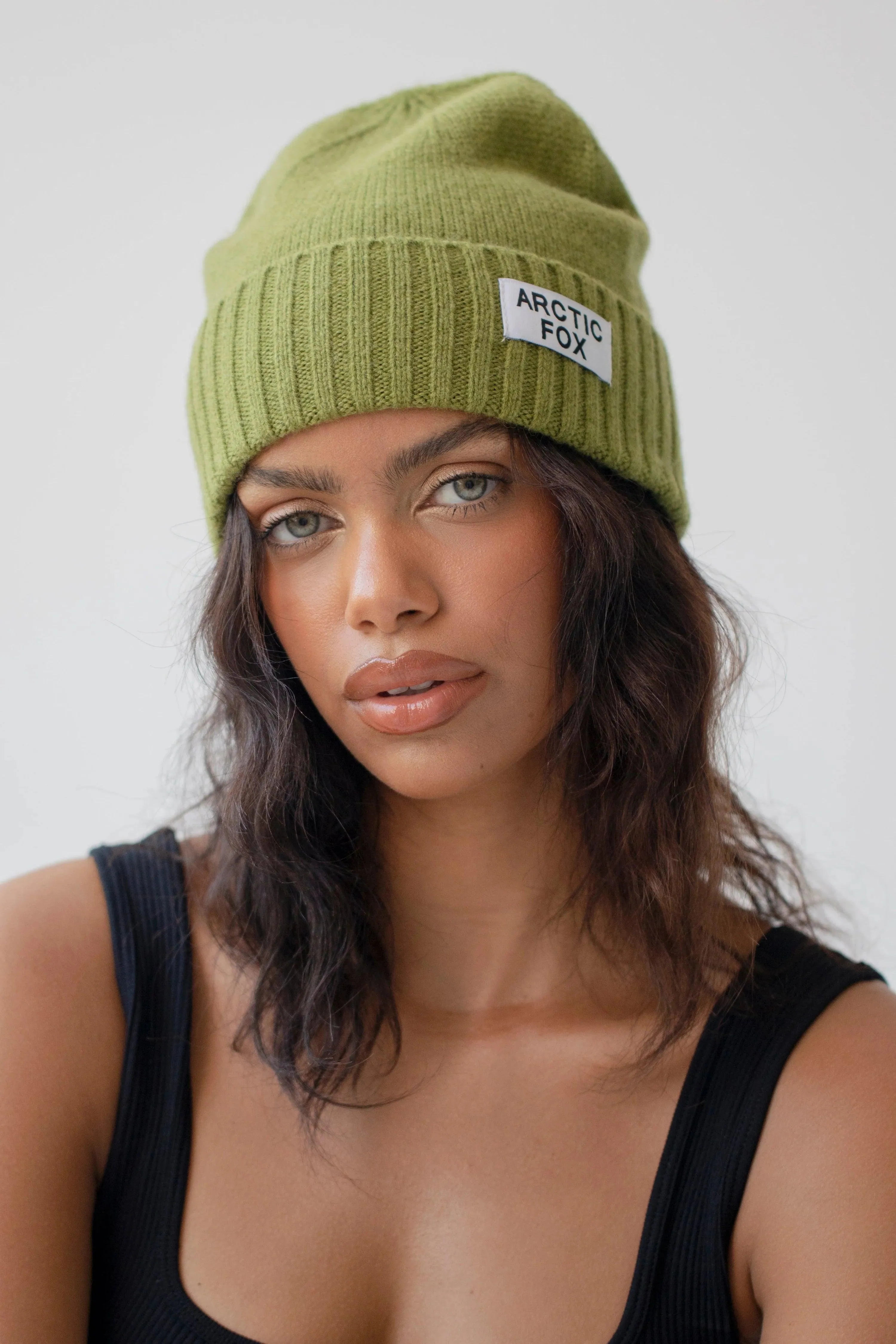 Arctic Fox & Co. RWS Wool Beanie - Mossy Green