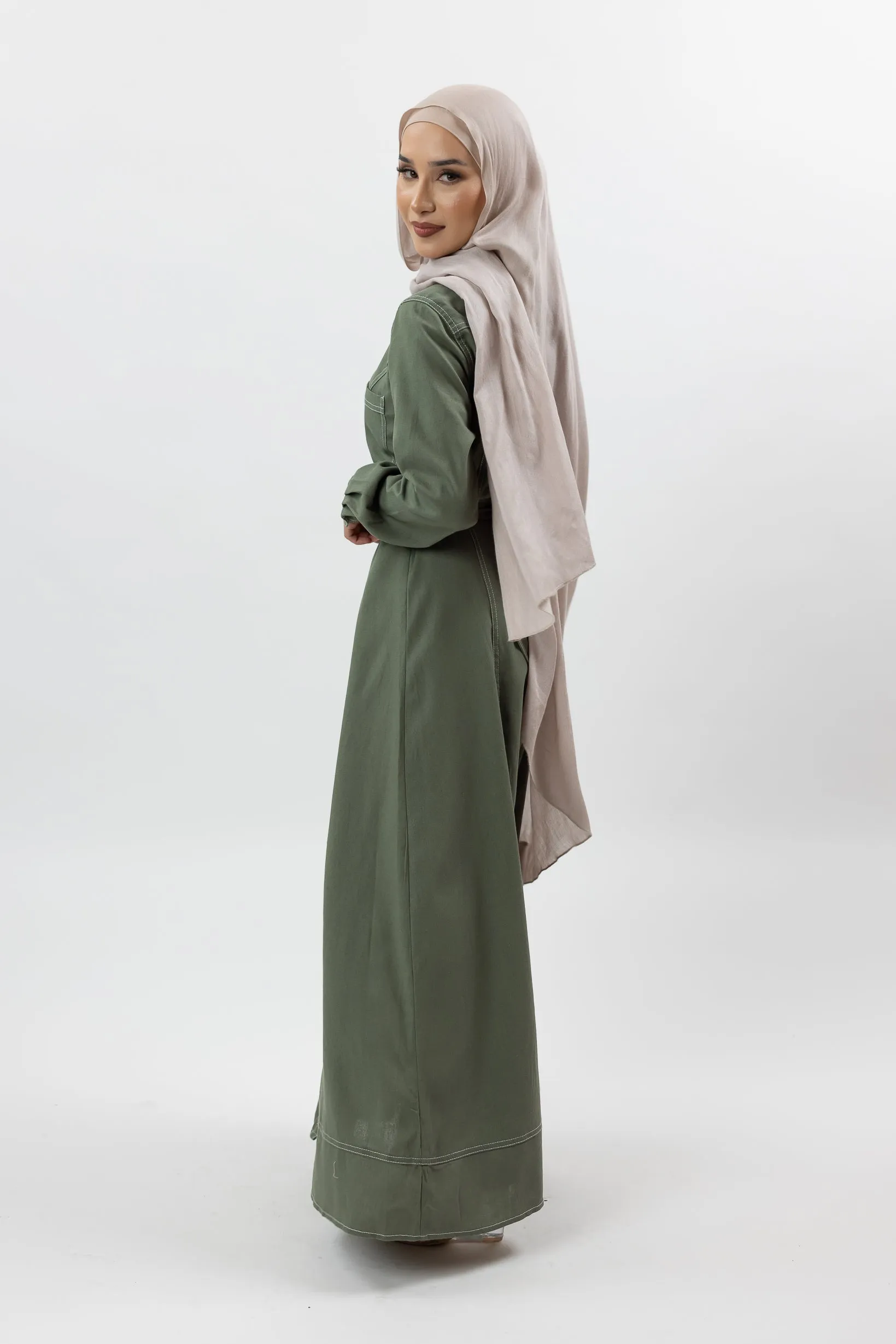 Ariana Linen Shirt Dress
