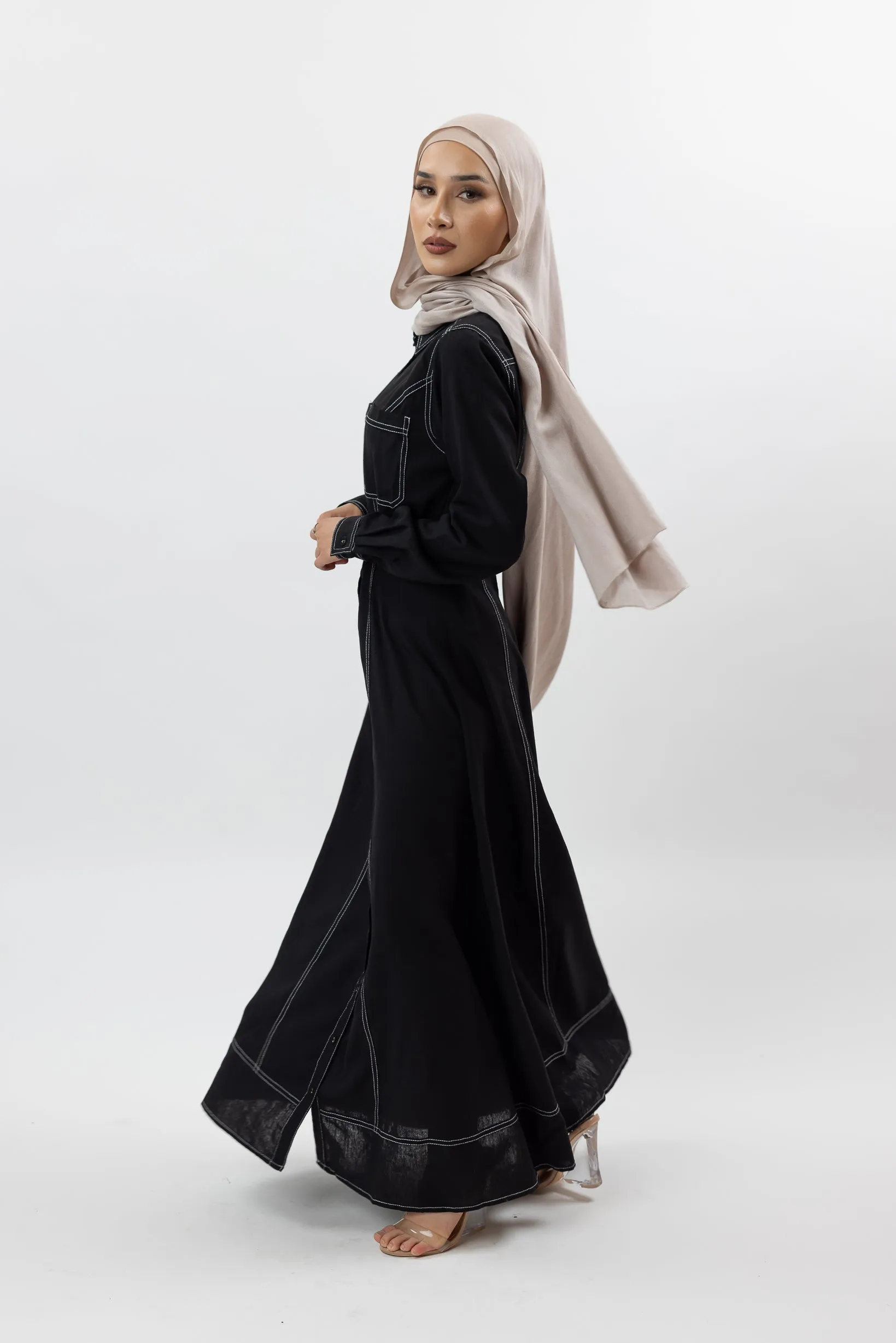 Ariana Linen Shirt Dress