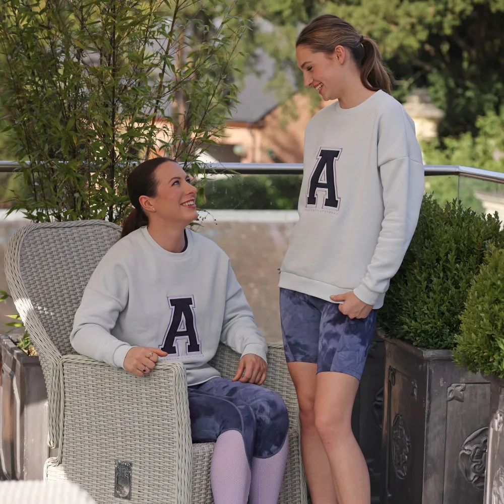 Aubrion Rhythm Mesh Riding Tights Navy TyeDye