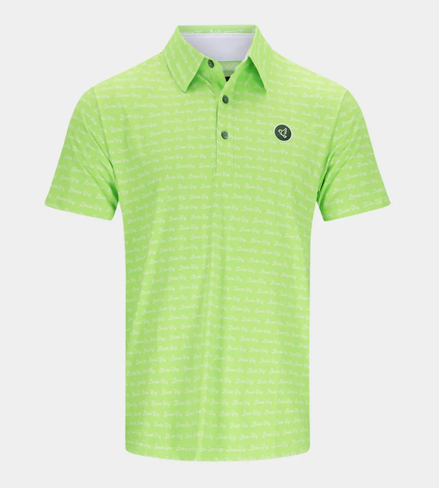 BIRDIE KING POLO - LIME