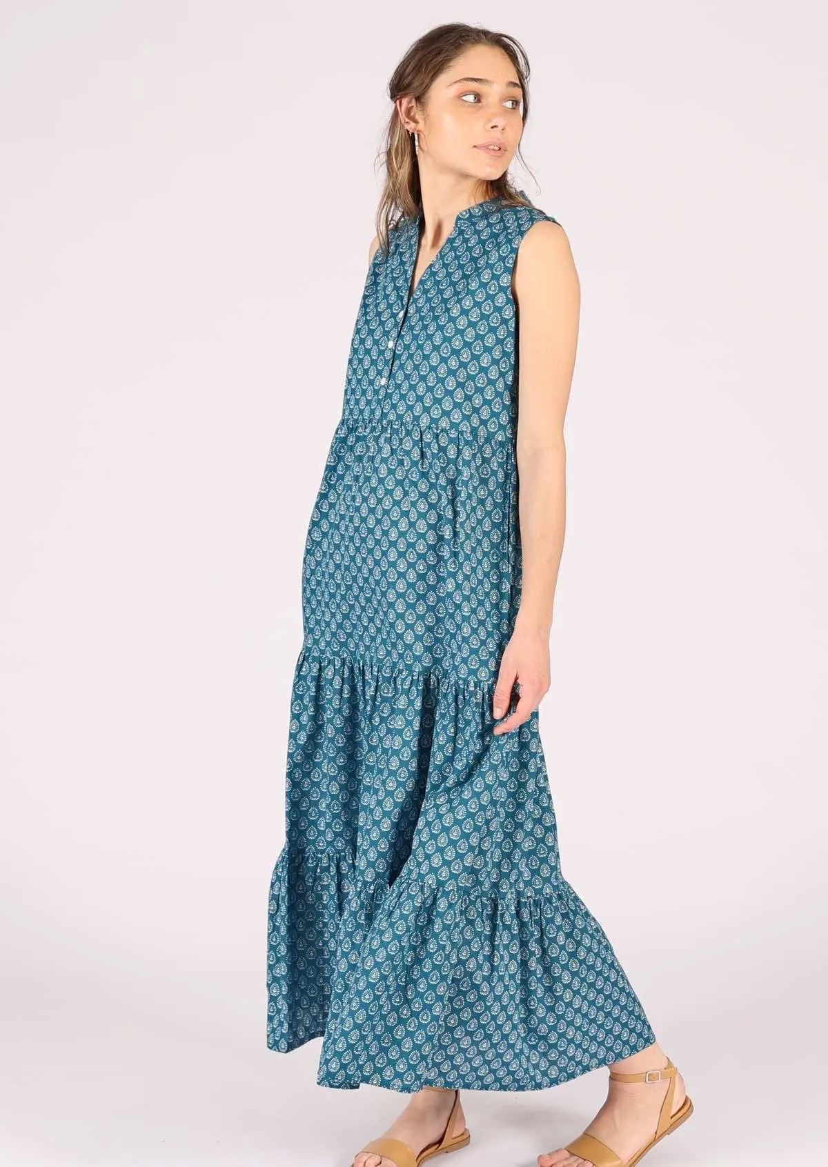 Boho Tiered Maxi Dress Sundara