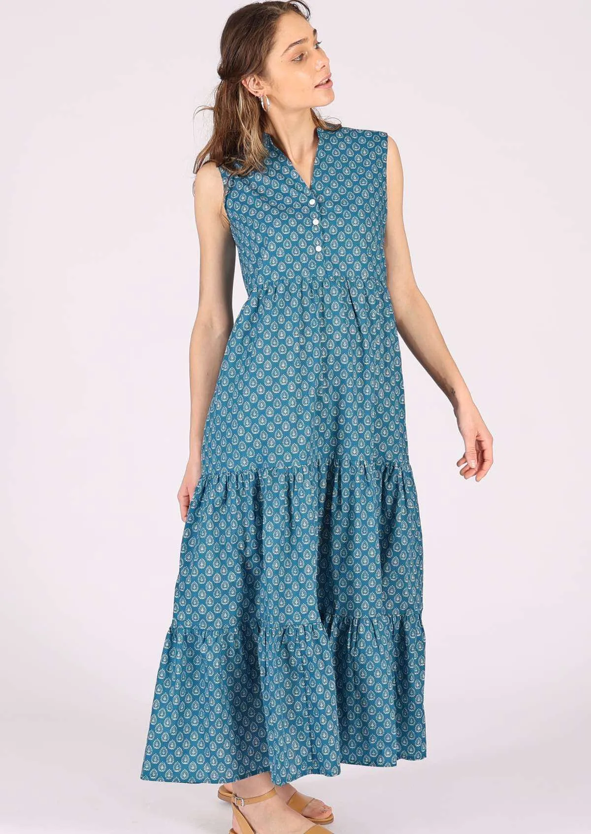 Boho Tiered Maxi Dress Sundara