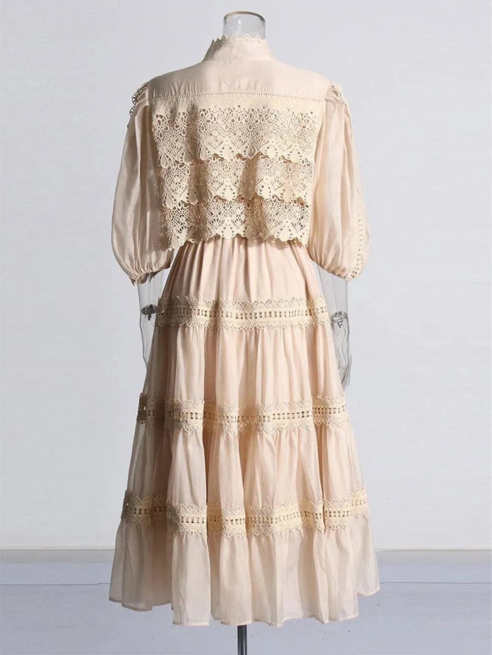 Brigid Single Breasted Midi Dress