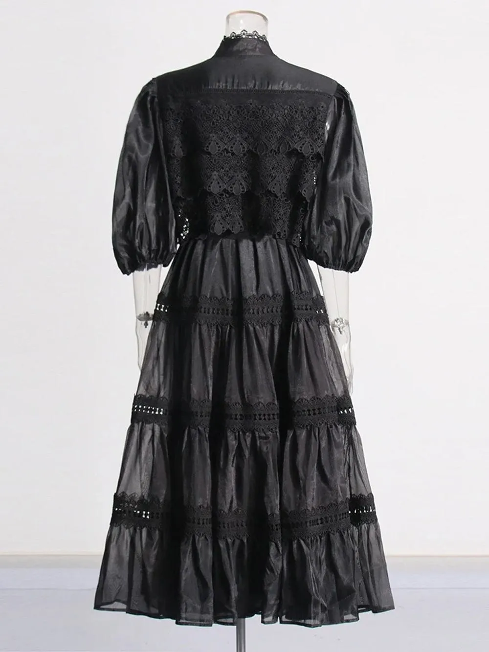 Brigid Single Breasted Midi Dress