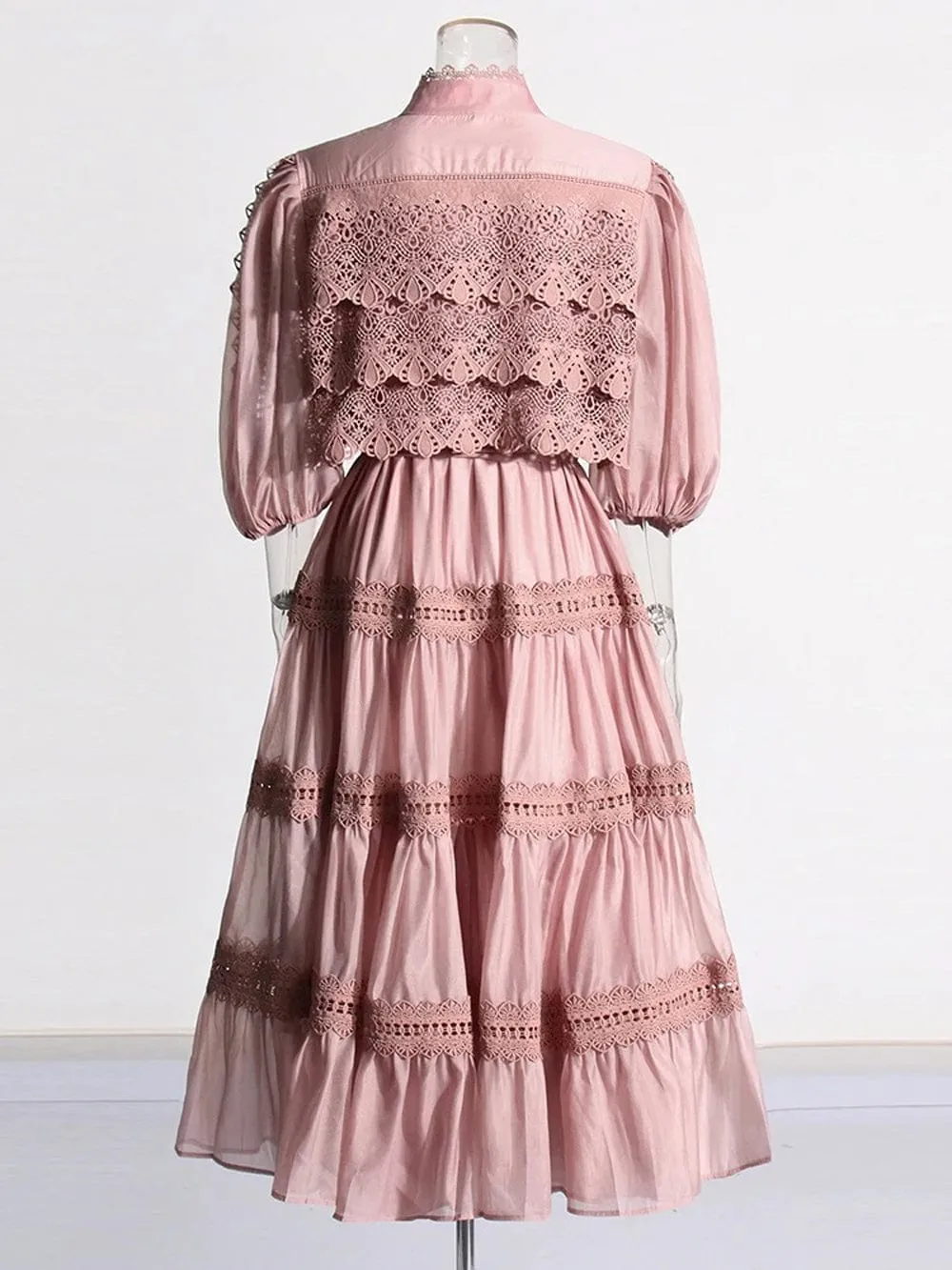 Brigid Single Breasted Midi Dress