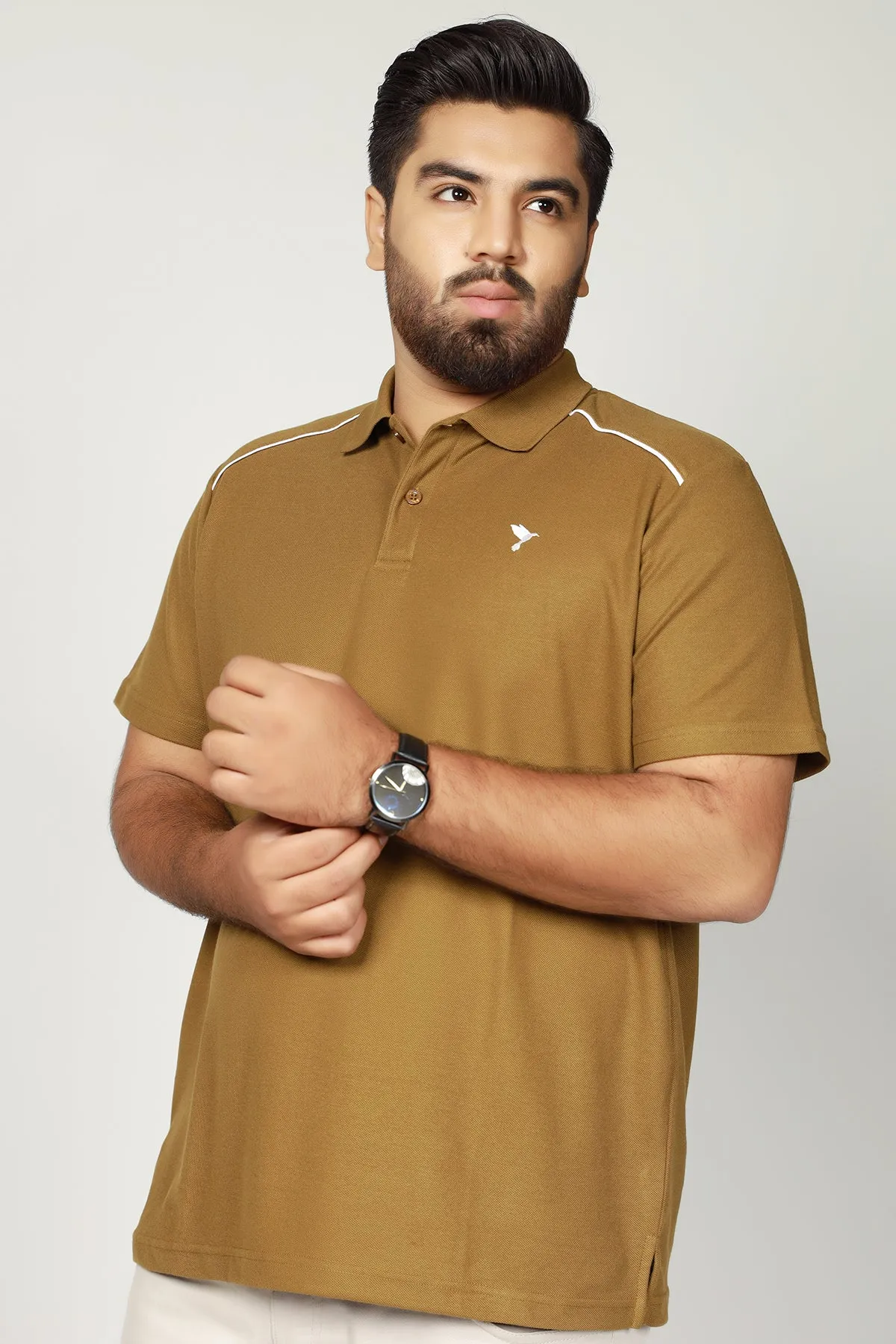 Burnished Plantation Embroidered Polo Shirt (Plus Size) - S22 - MP0079P