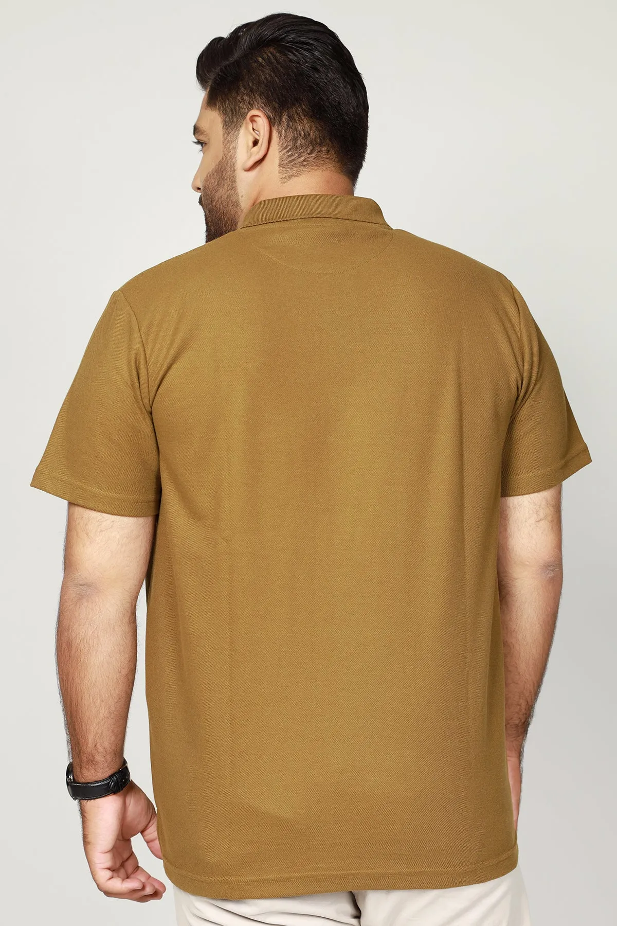 Burnished Plantation Embroidered Polo Shirt (Plus Size) - S22 - MP0079P