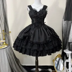 (Buyforme)Hanguliang~Cross Medal~Gothic Dark Lolita JSK and Bolero