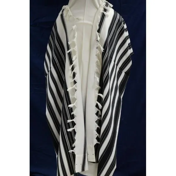 Chabad Tallis. 100% Lambs Wool. Silk Lining Chabad Lubavitch Tallis