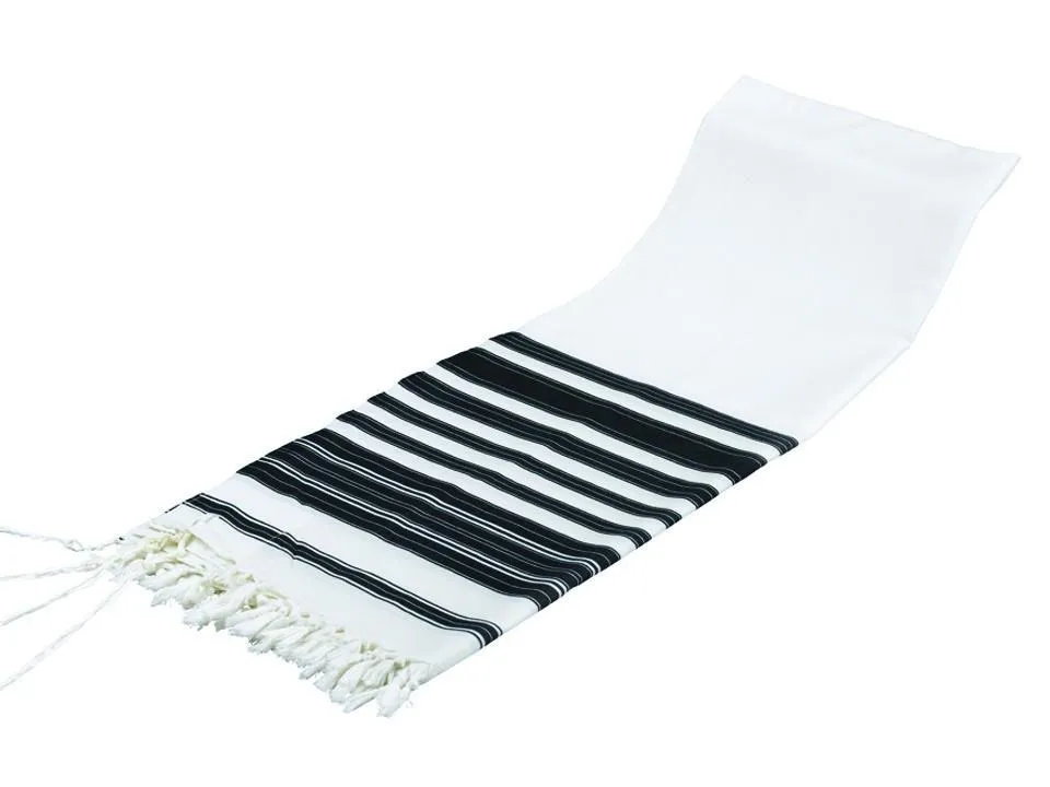 Chabad Tallis. 100% Lambs Wool. Silk Lining Chabad Lubavitch Tallis