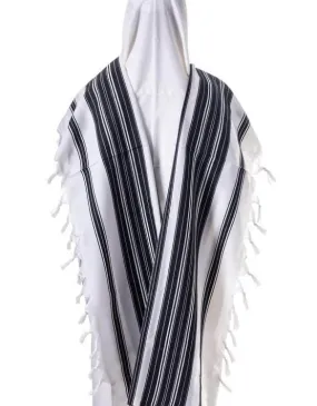 Chabad Tallis. 100% Lambs Wool. Silk Lining Chabad Lubavitch Tallis