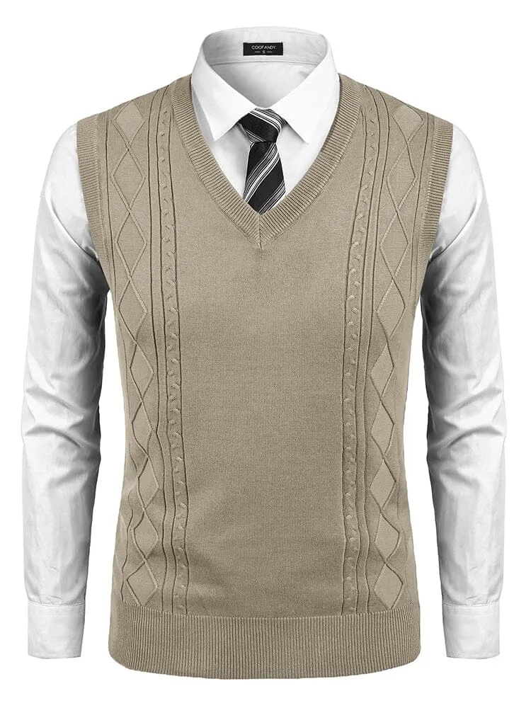 Classic V-Neck Knit Vest (US Only)