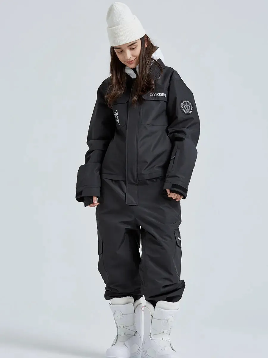 Couple One Piece Winter Waterproof Ski Suits