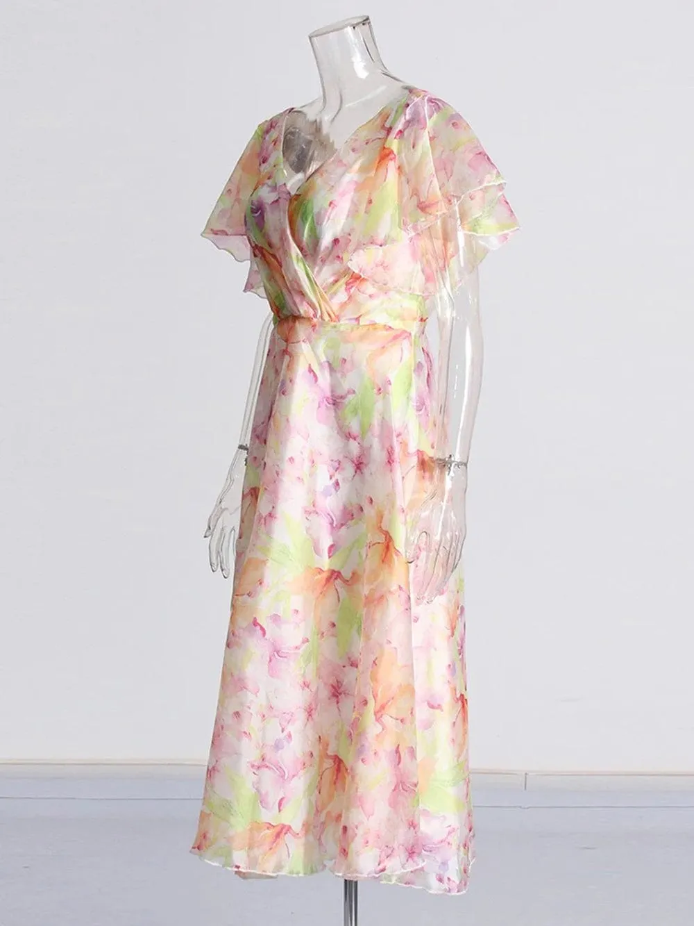 Danah Butterfly Midi Dress