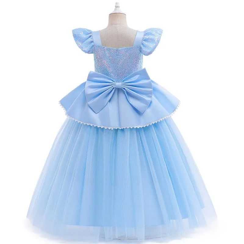 Dreamy Blue Princess Dress Fairy Tale Beauty Dress