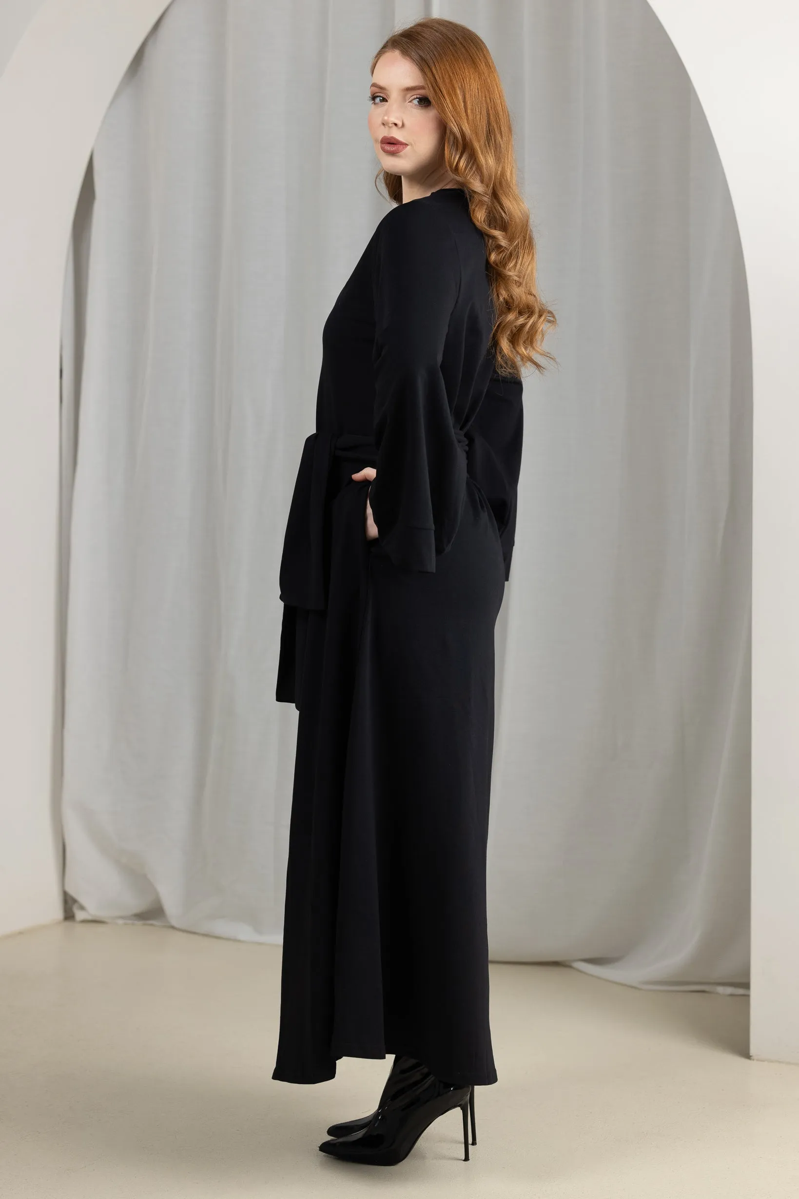 Eminent Megara Waist Tie Abaya