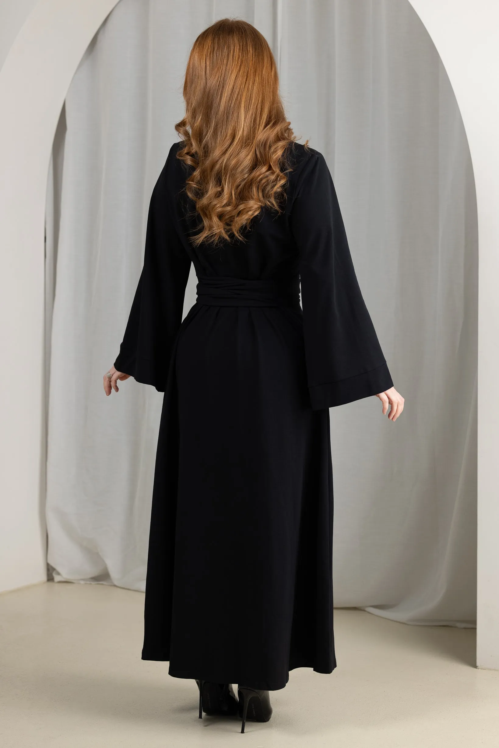 Eminent Megara Waist Tie Abaya