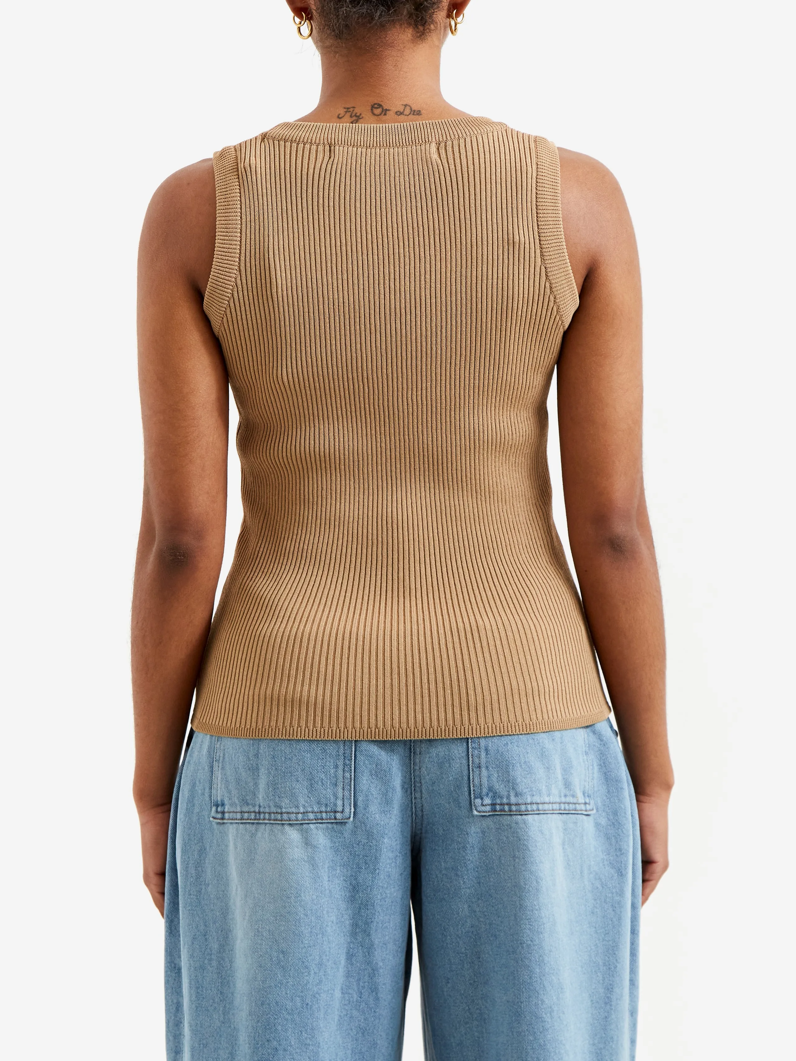 Epingler Round Vest Knit - Desert