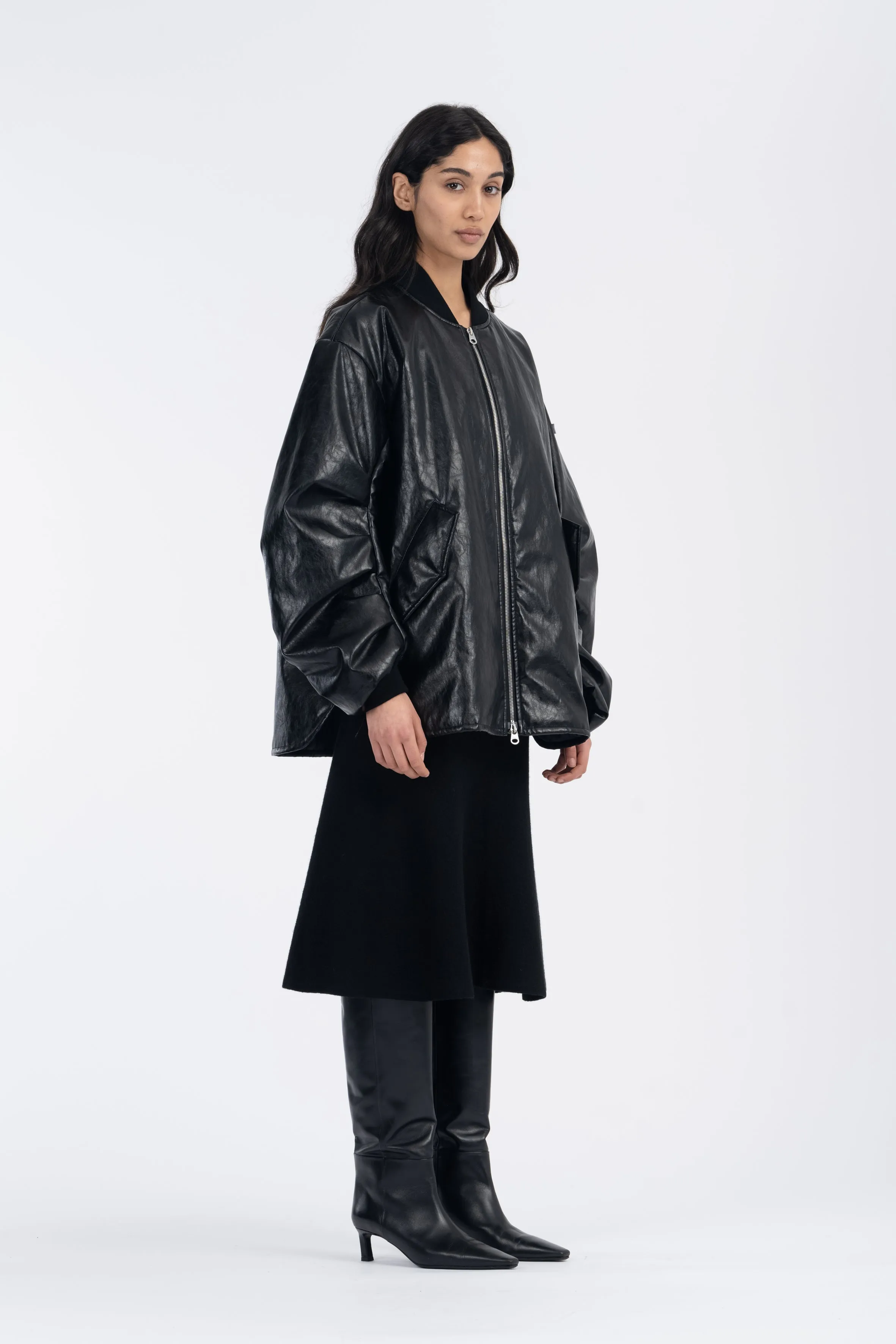 FLARED BOMBER JACKET RIA