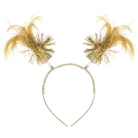 Gold Ponytail Headband