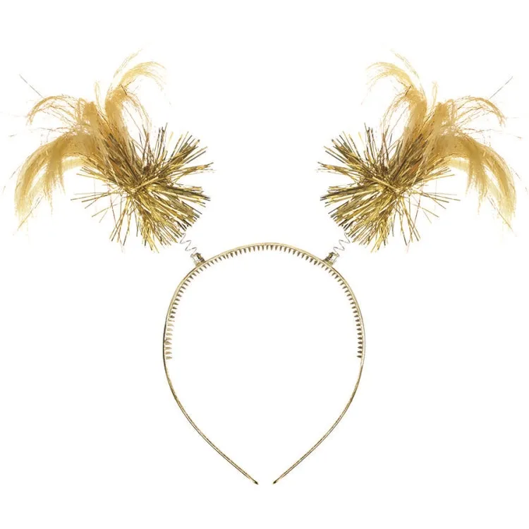 Gold Ponytail Headband