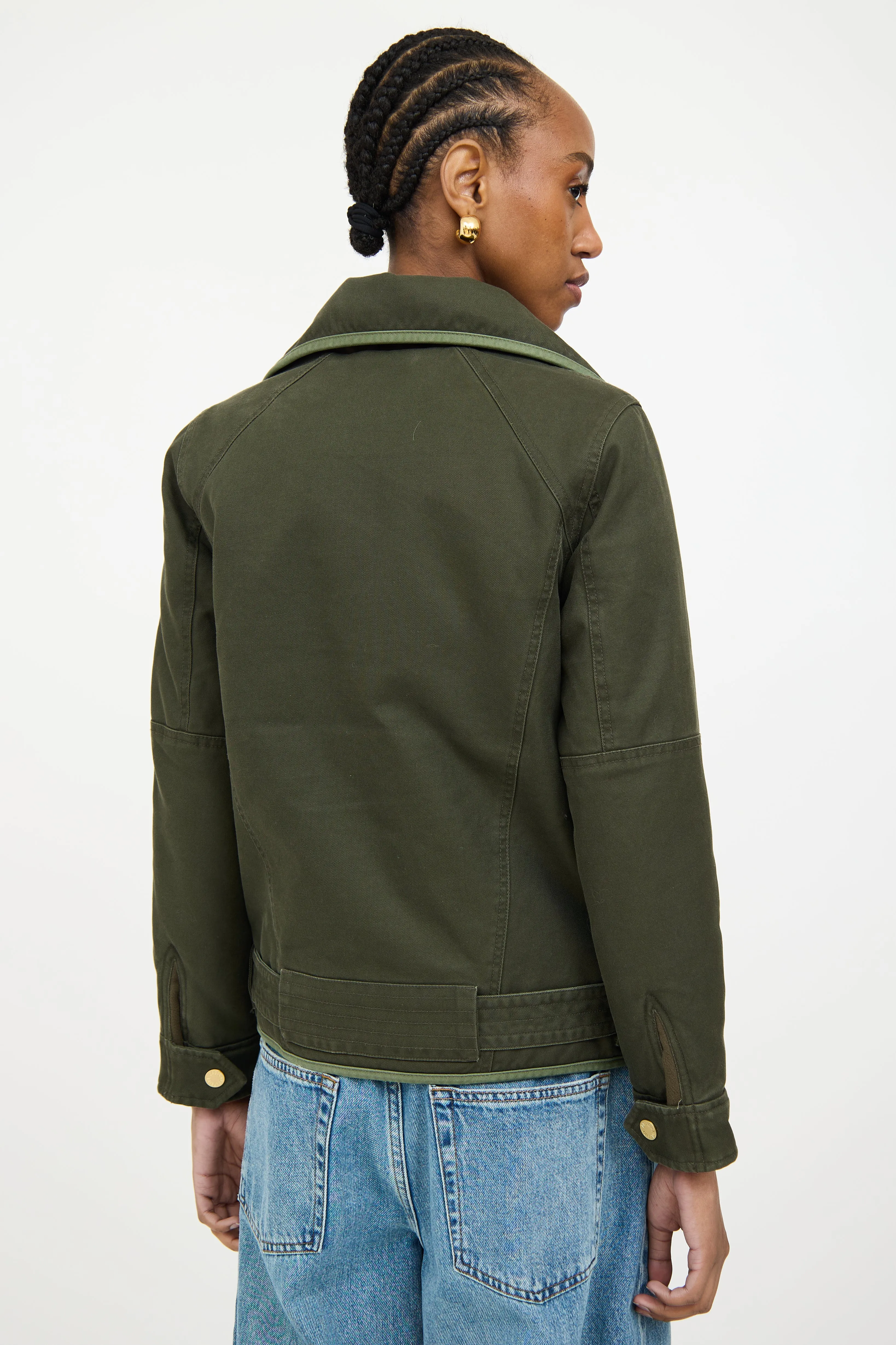 Green Kawa Parka Belted Jacket