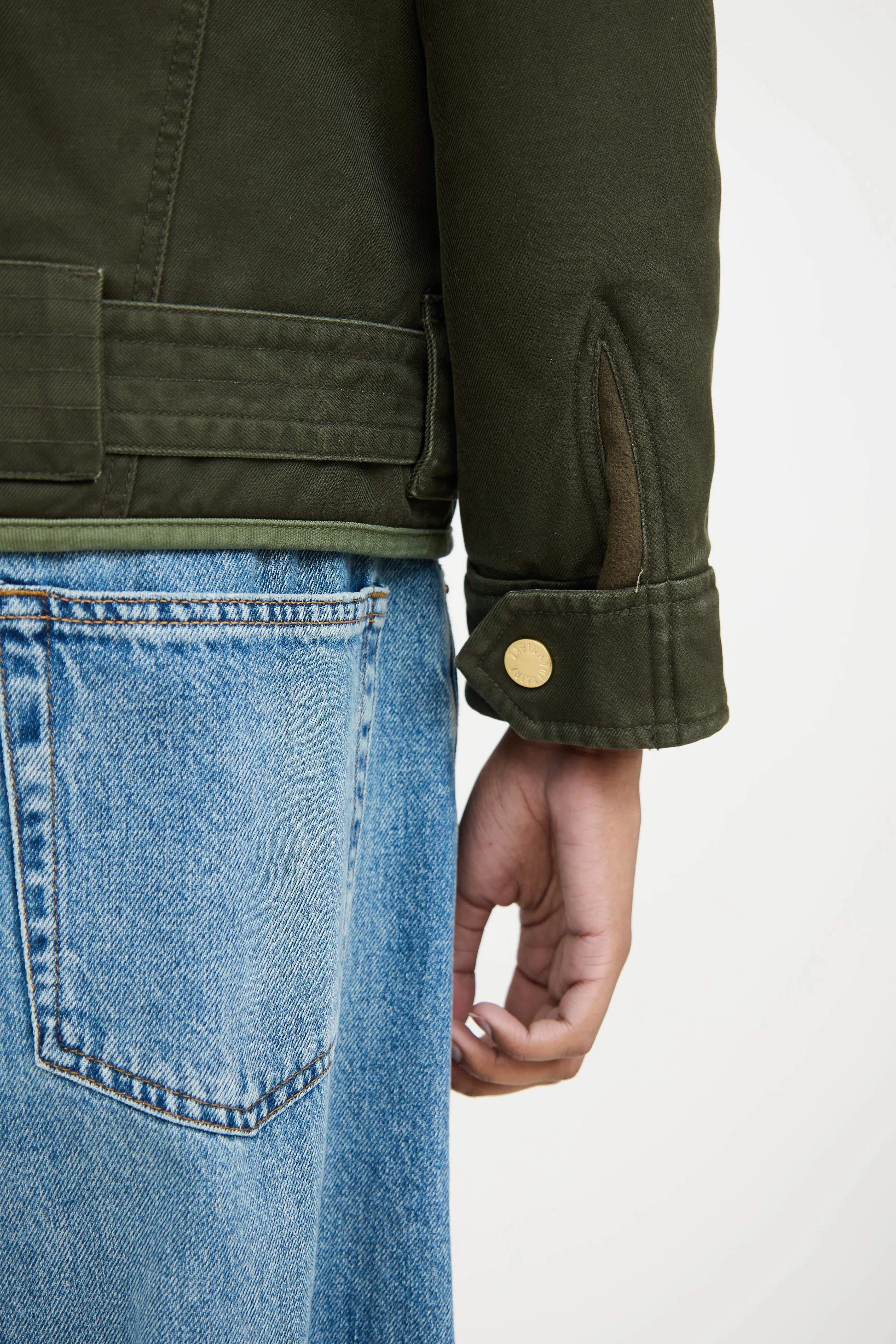 Green Kawa Parka Belted Jacket