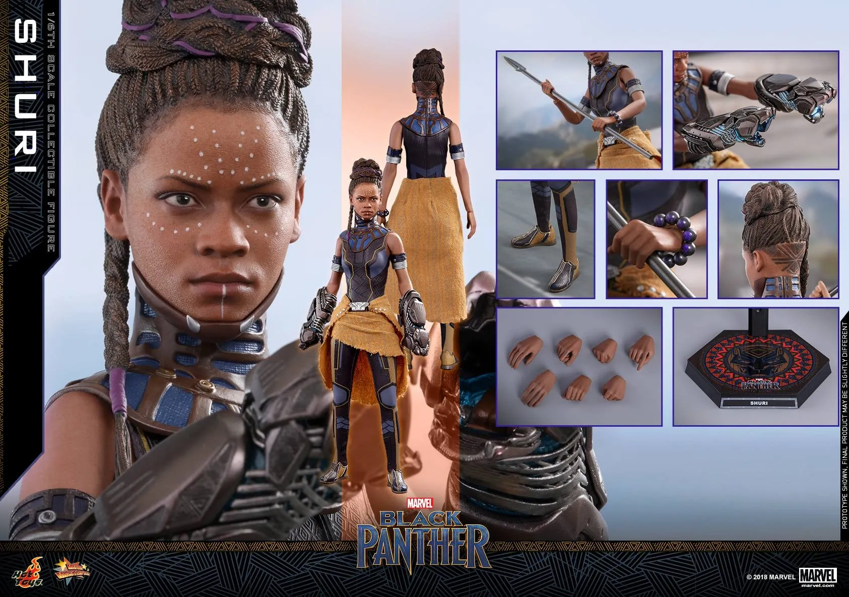 Hot Toys - MMS501 - Black Panther - 1/6th scale Shuri Collectible Figure