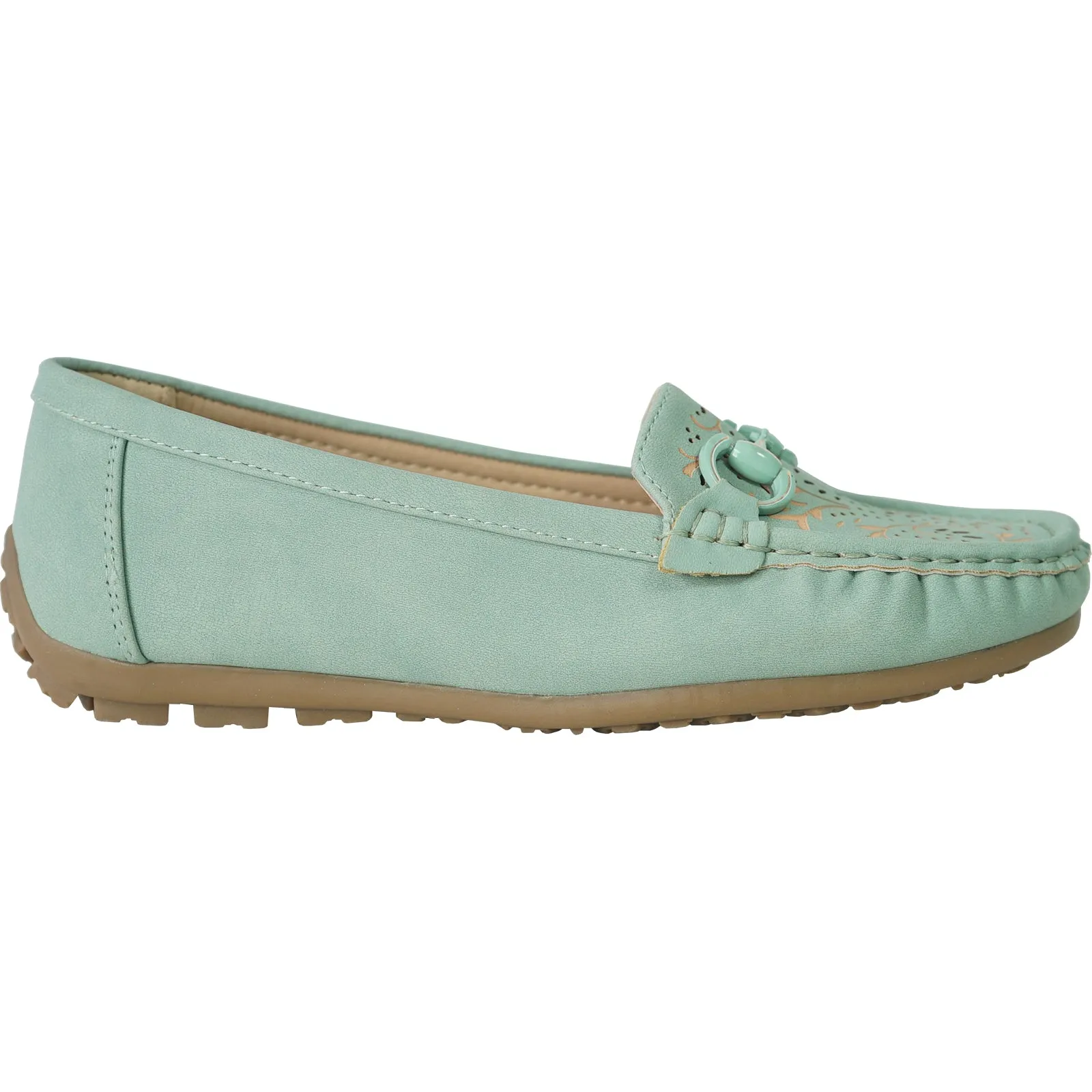 KOZI Women Comfort Casual Shoe ML3250 Flat Shoe Teal
