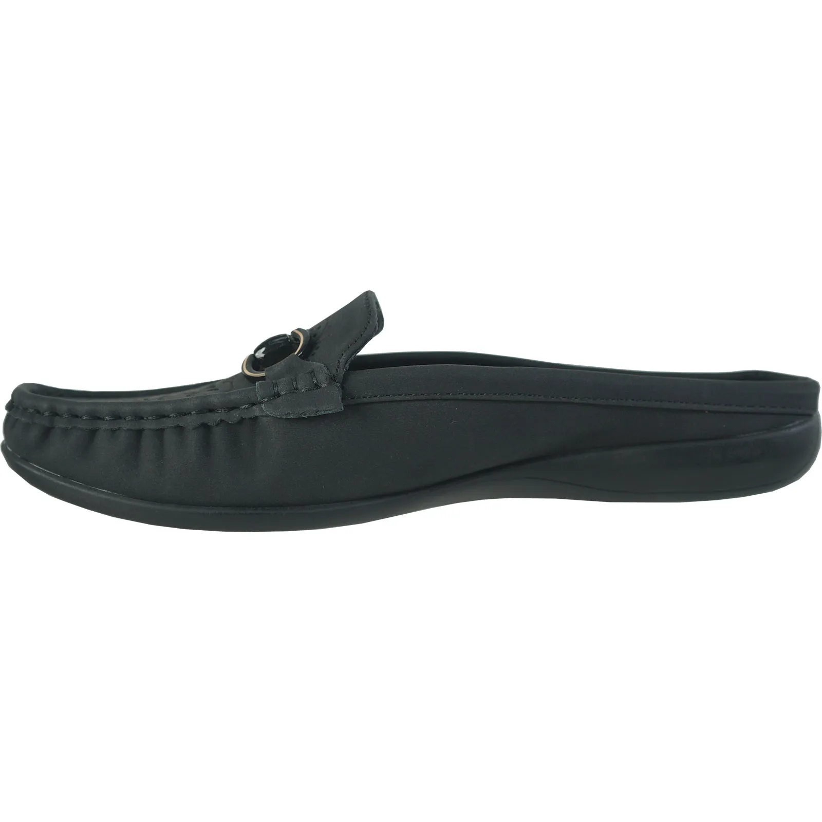 KOZI Women Comfort Casual Shoe ML3251 Mule Flat Sandal Black
