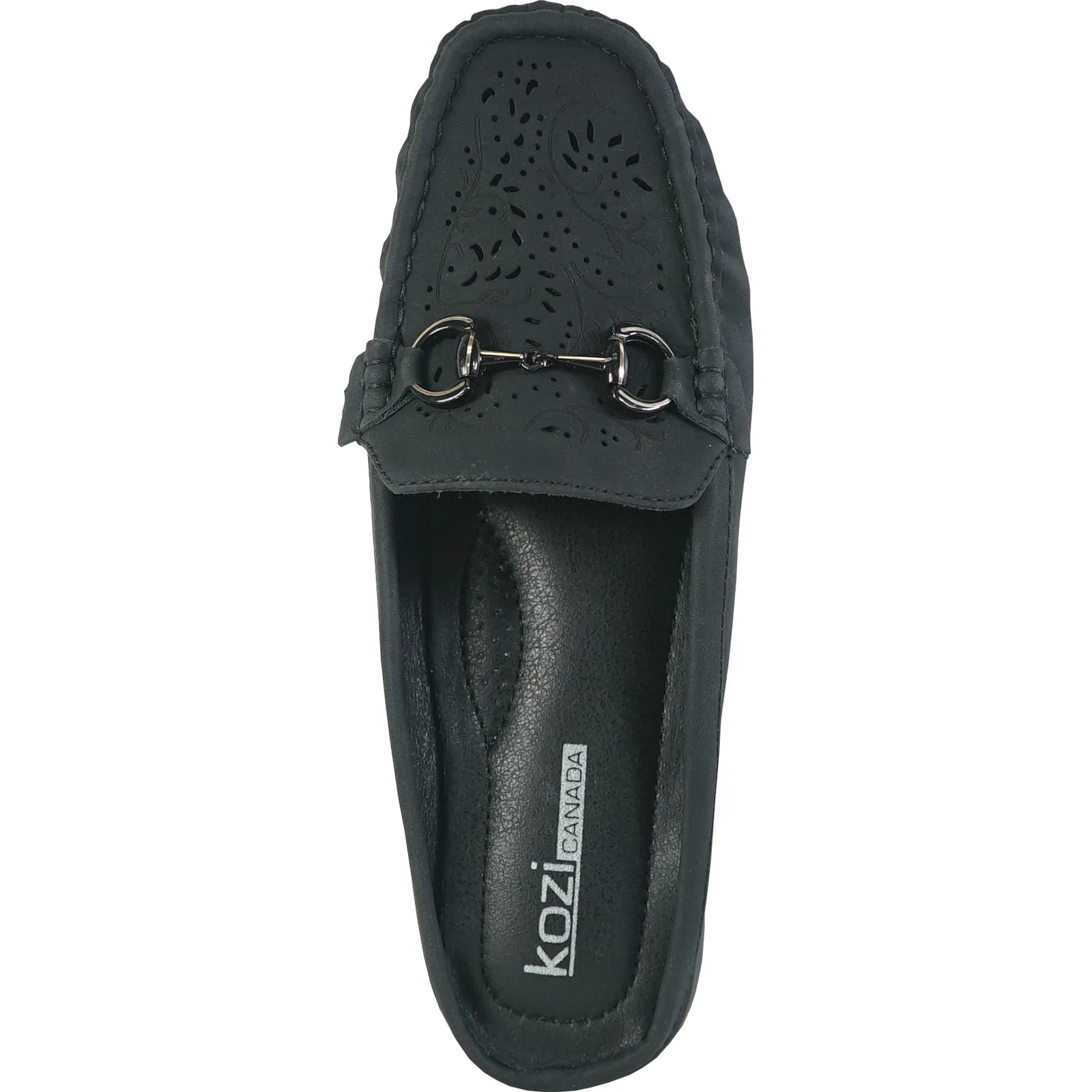 KOZI Women Comfort Casual Shoe ML3251 Mule Flat Sandal Black