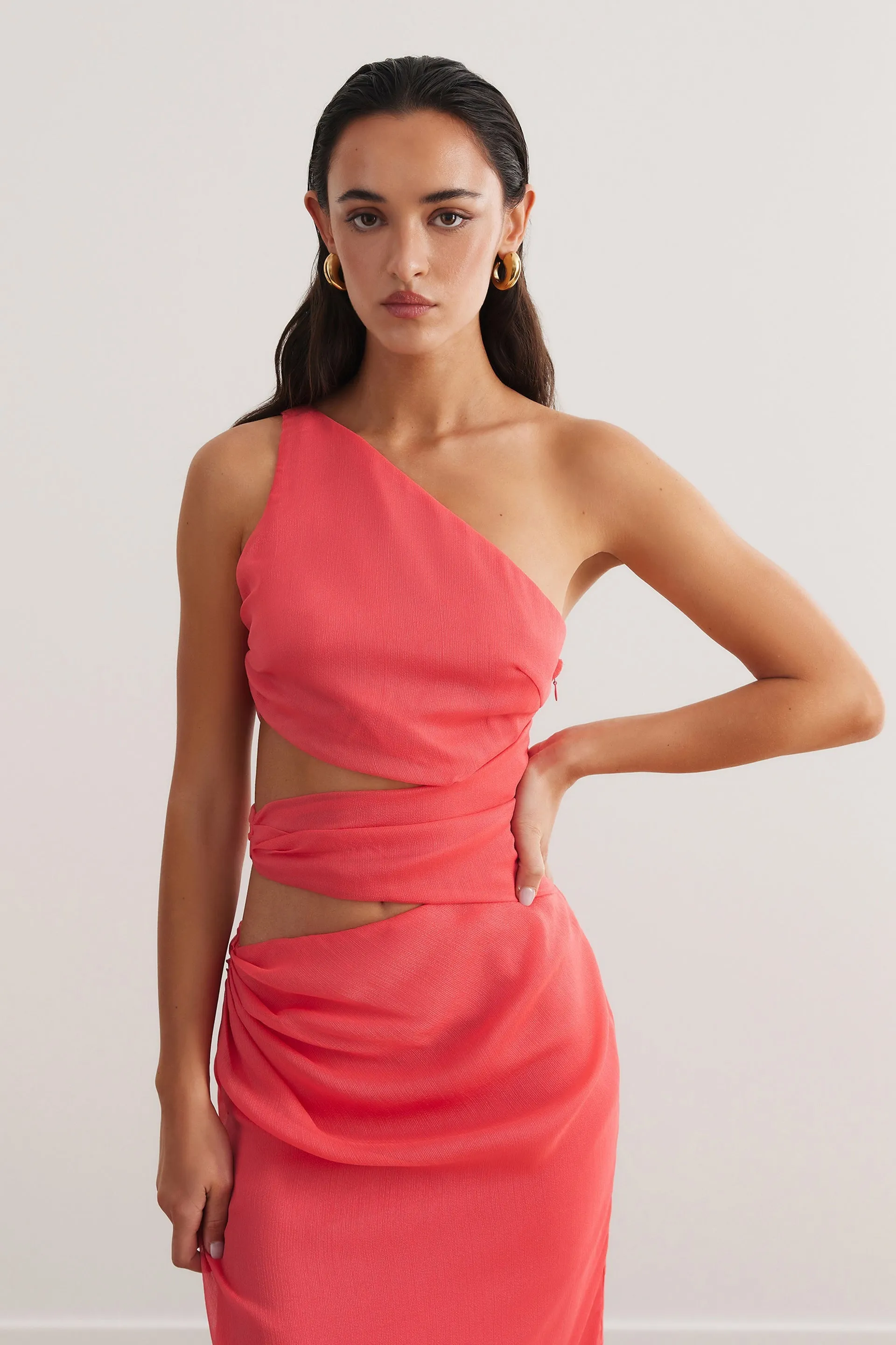 Lexi Aurea Dress - Flamingo