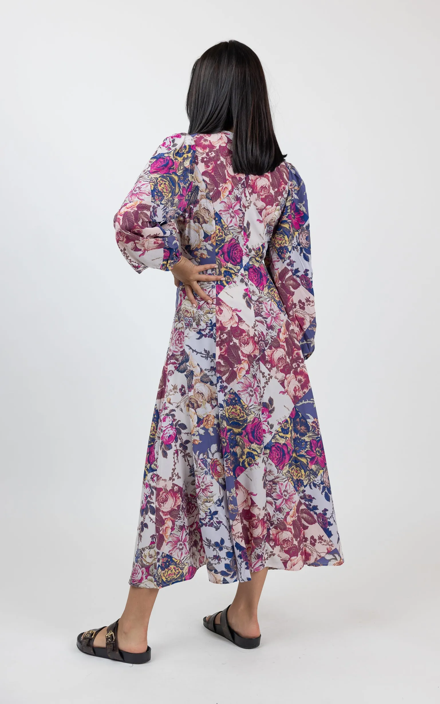Lilla 7/8 Maxi Dress