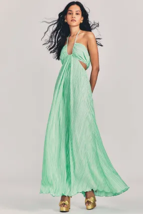 Love Shack Fancy - Julissa Halter Dress in Light Emerald