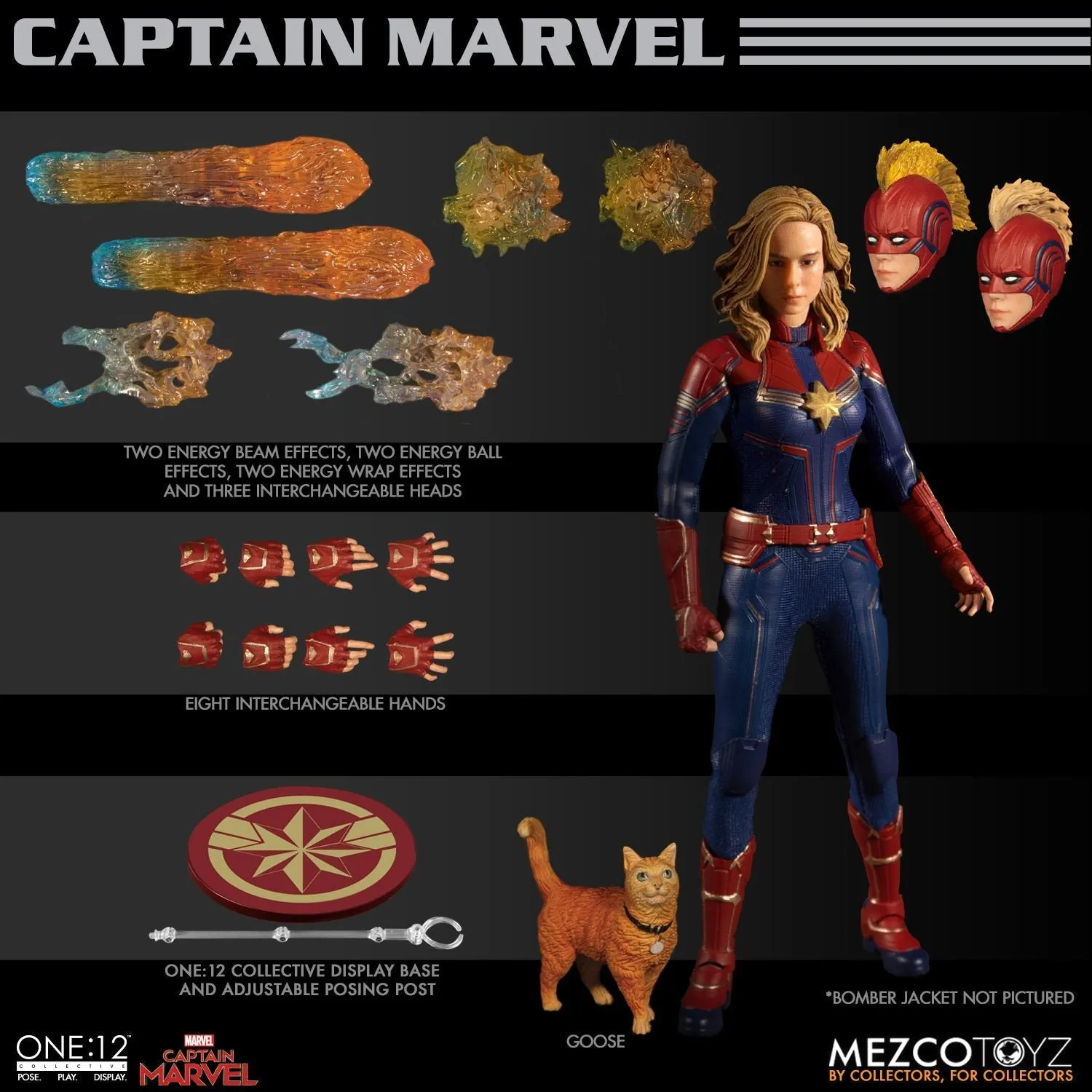 Mezco Toyz Captain Marvel One:12 Action Figure