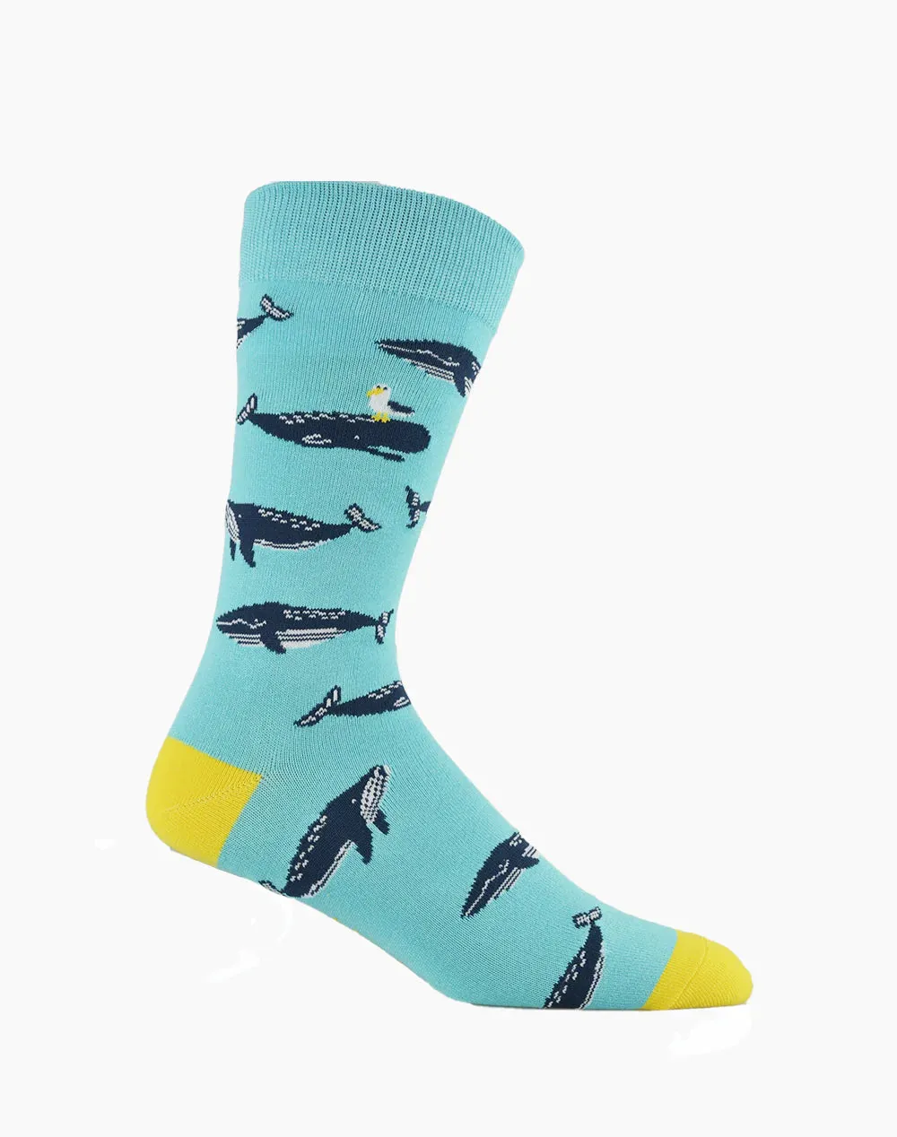 Moby Dick Bamboo Men's  Crew Socks