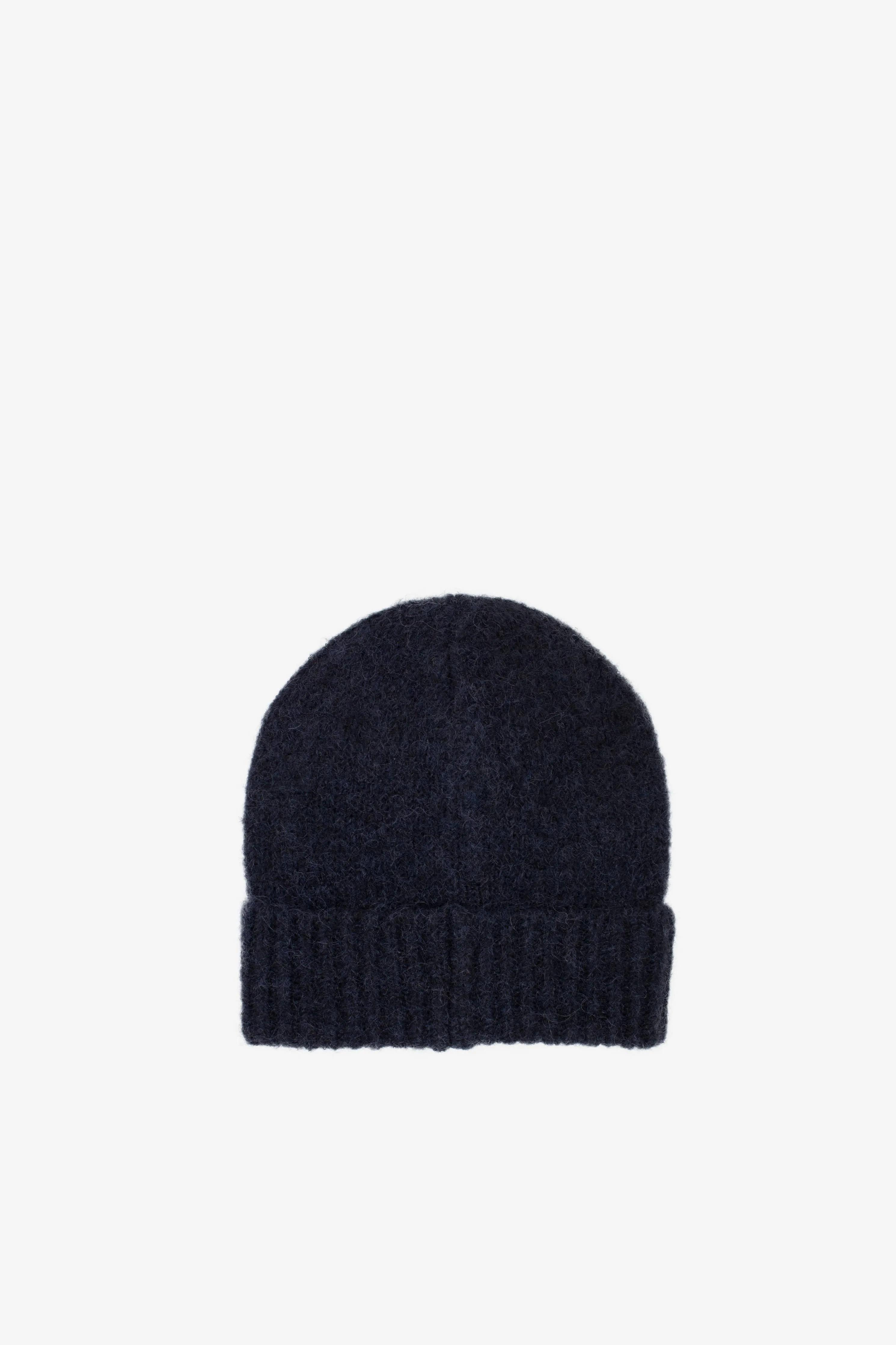 Mohair Beanie Hat | Deep Navy