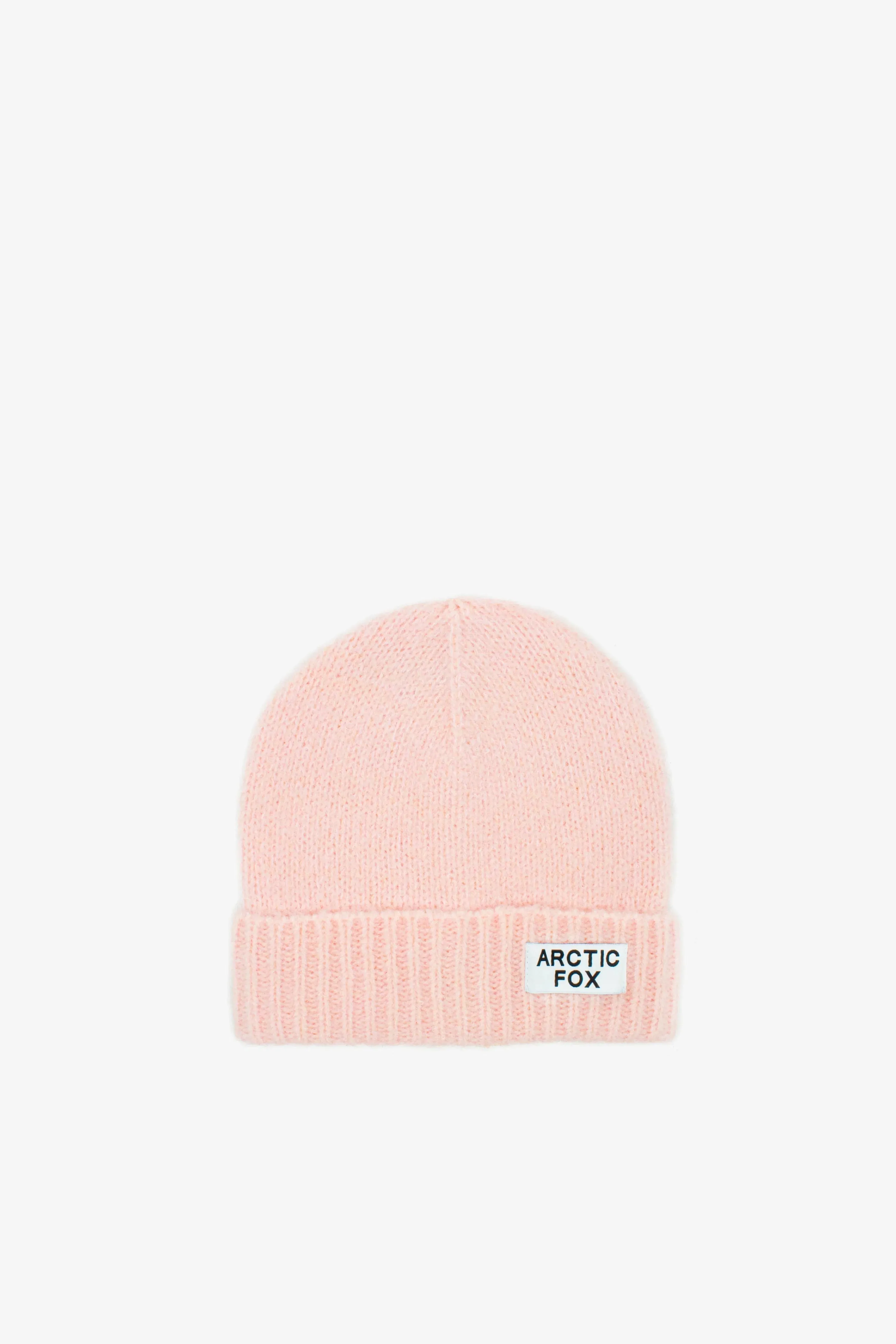 Mohair Beanie Hat | Dusty Pink