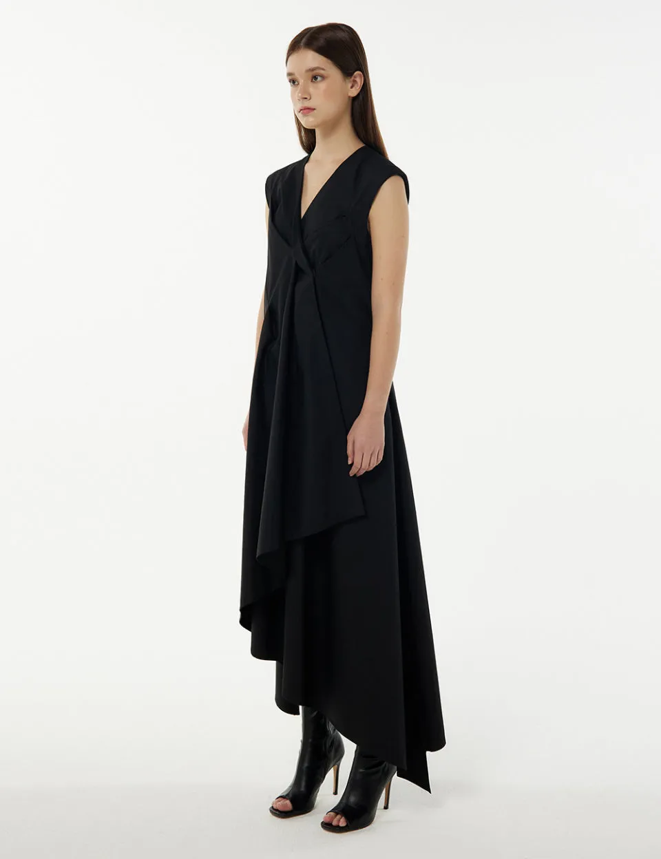 Origami sleeveless dress