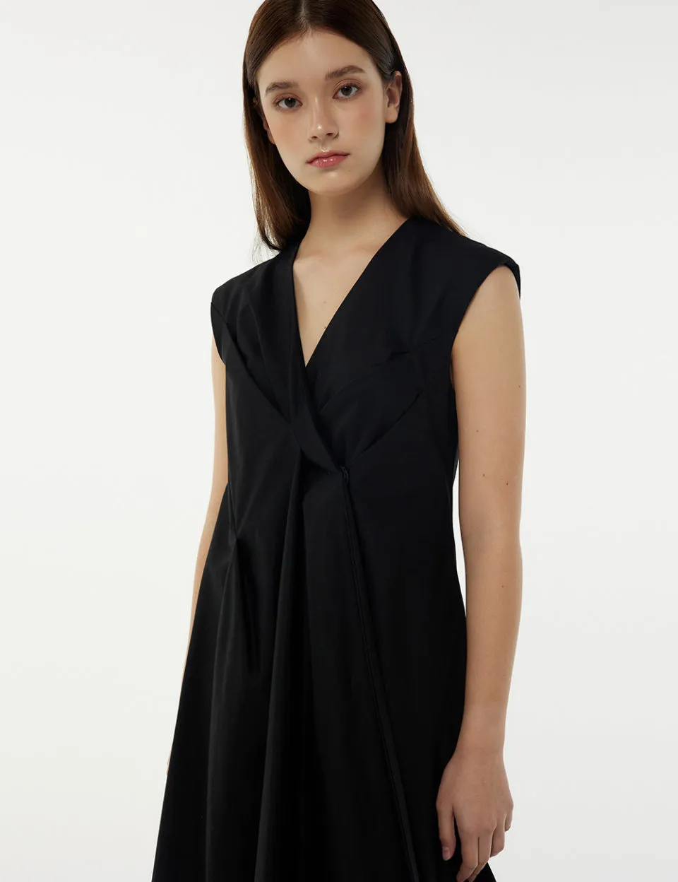 Origami sleeveless dress