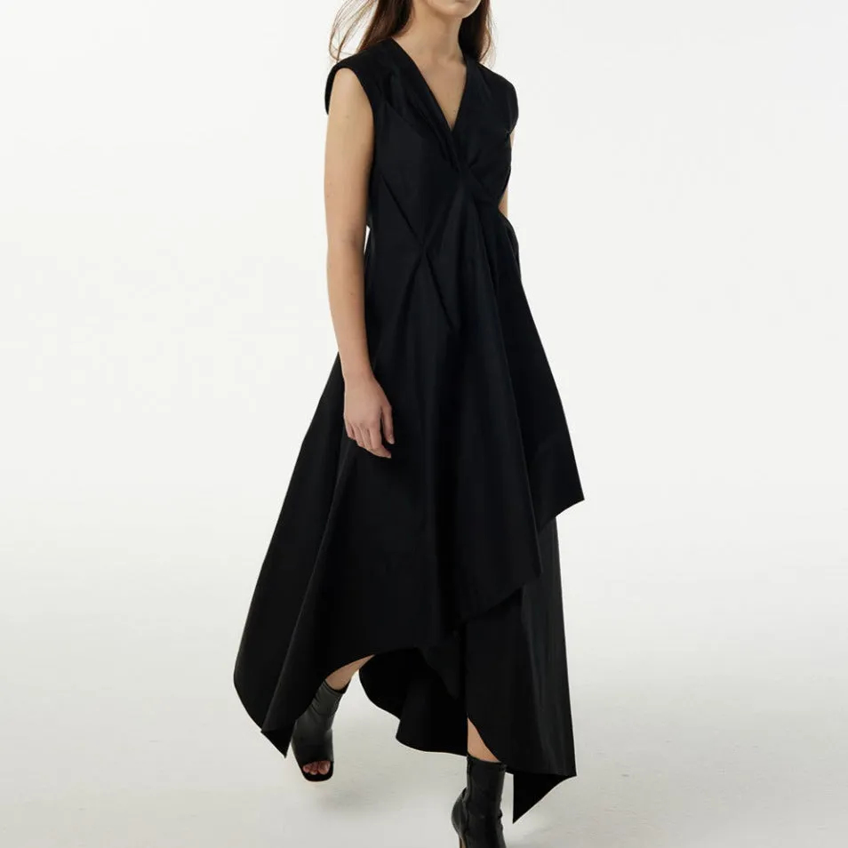 Origami sleeveless dress