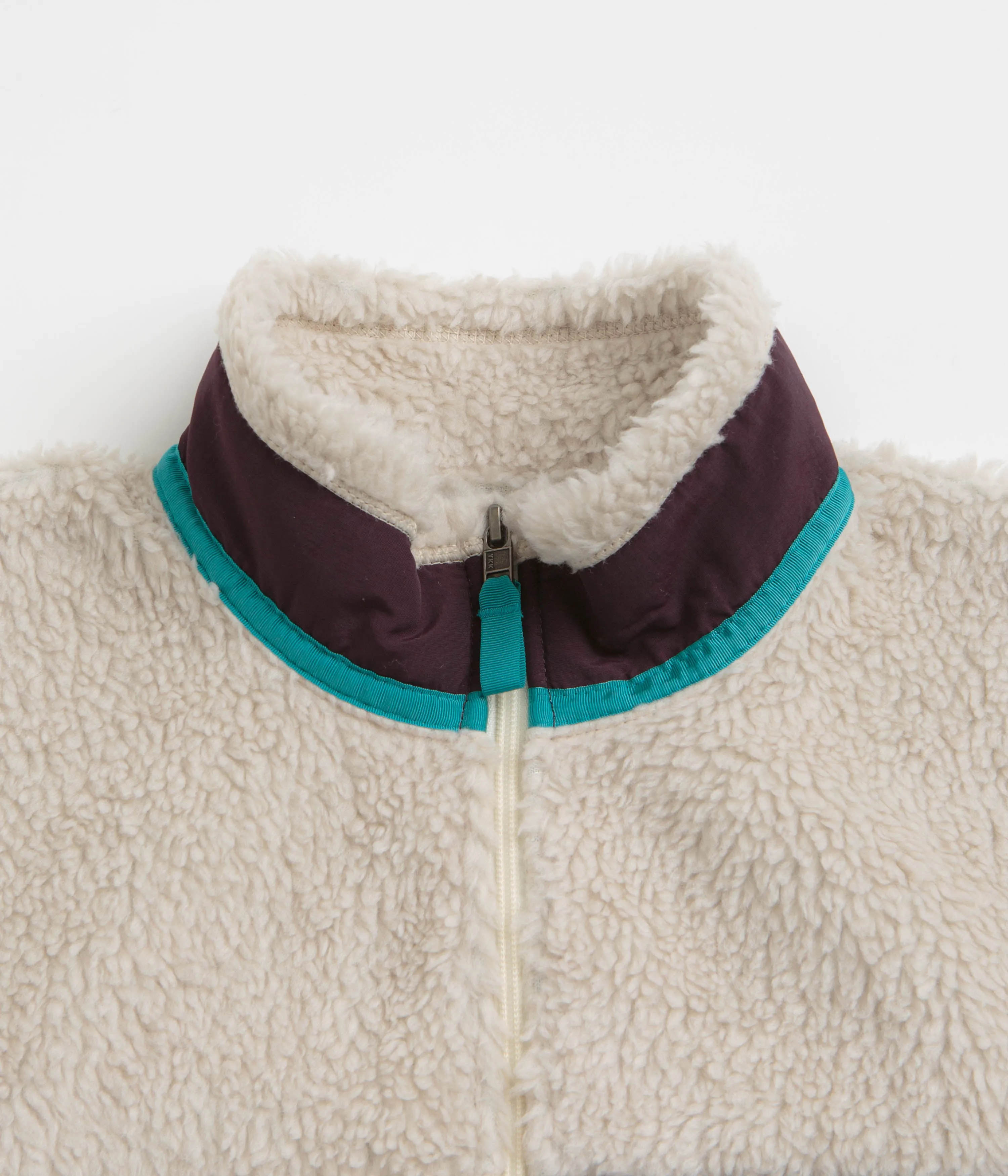 Patagonia Classic Retro-X Jacket - Natural / Obsidian Plum