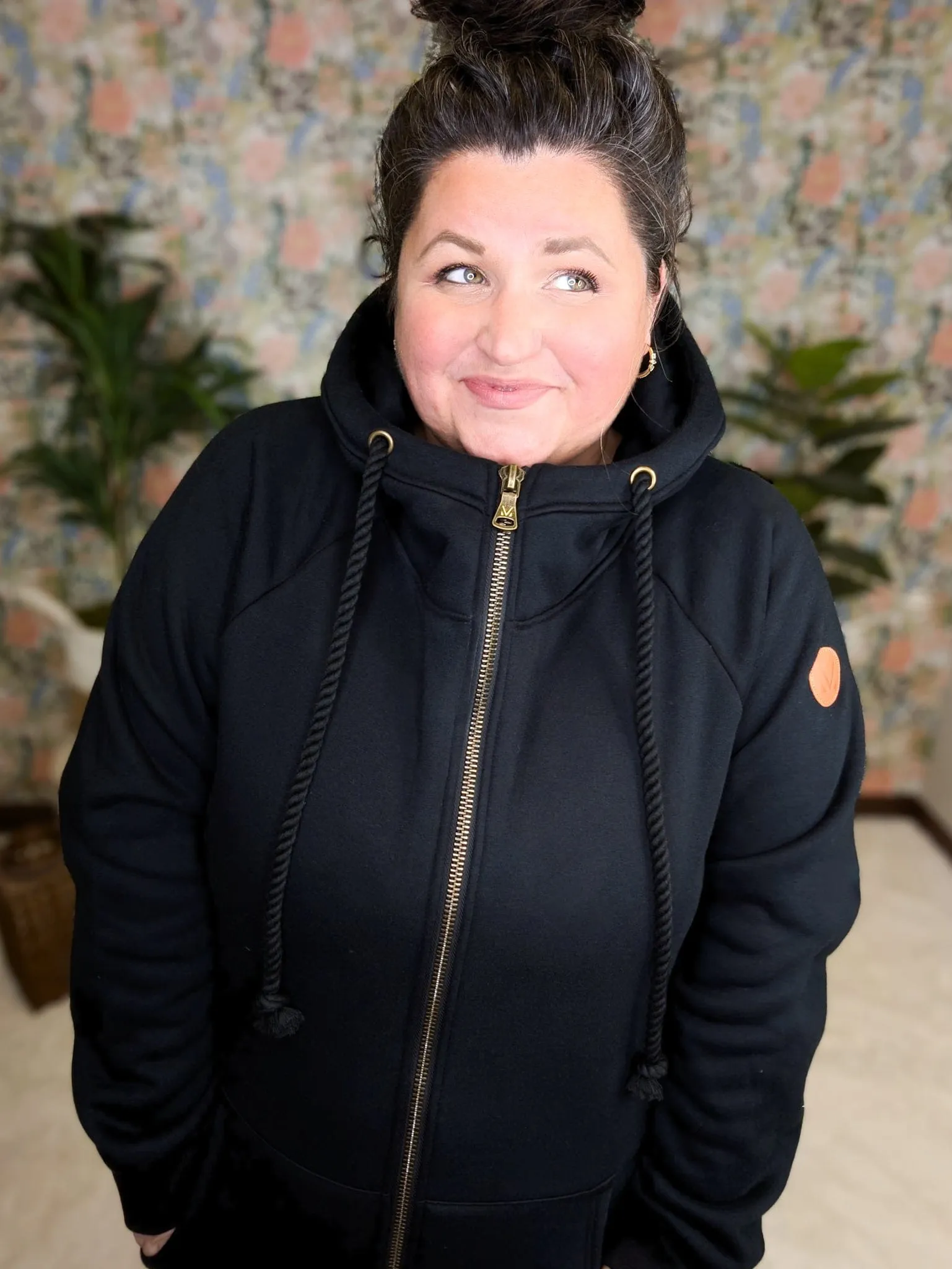 PHC- Heavyweight Full Zip Hoodie in Black
