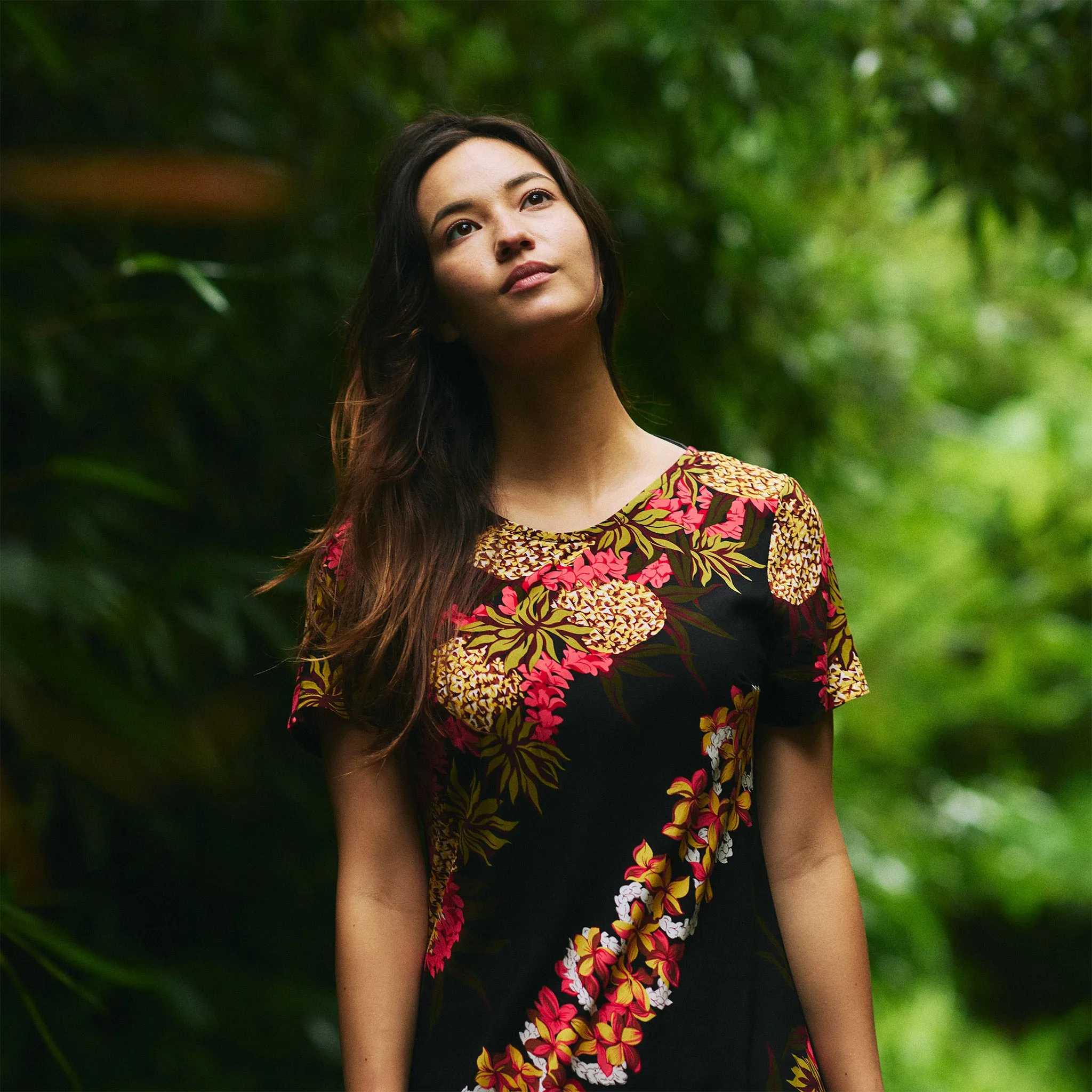 Pineapple Panel Short Dress