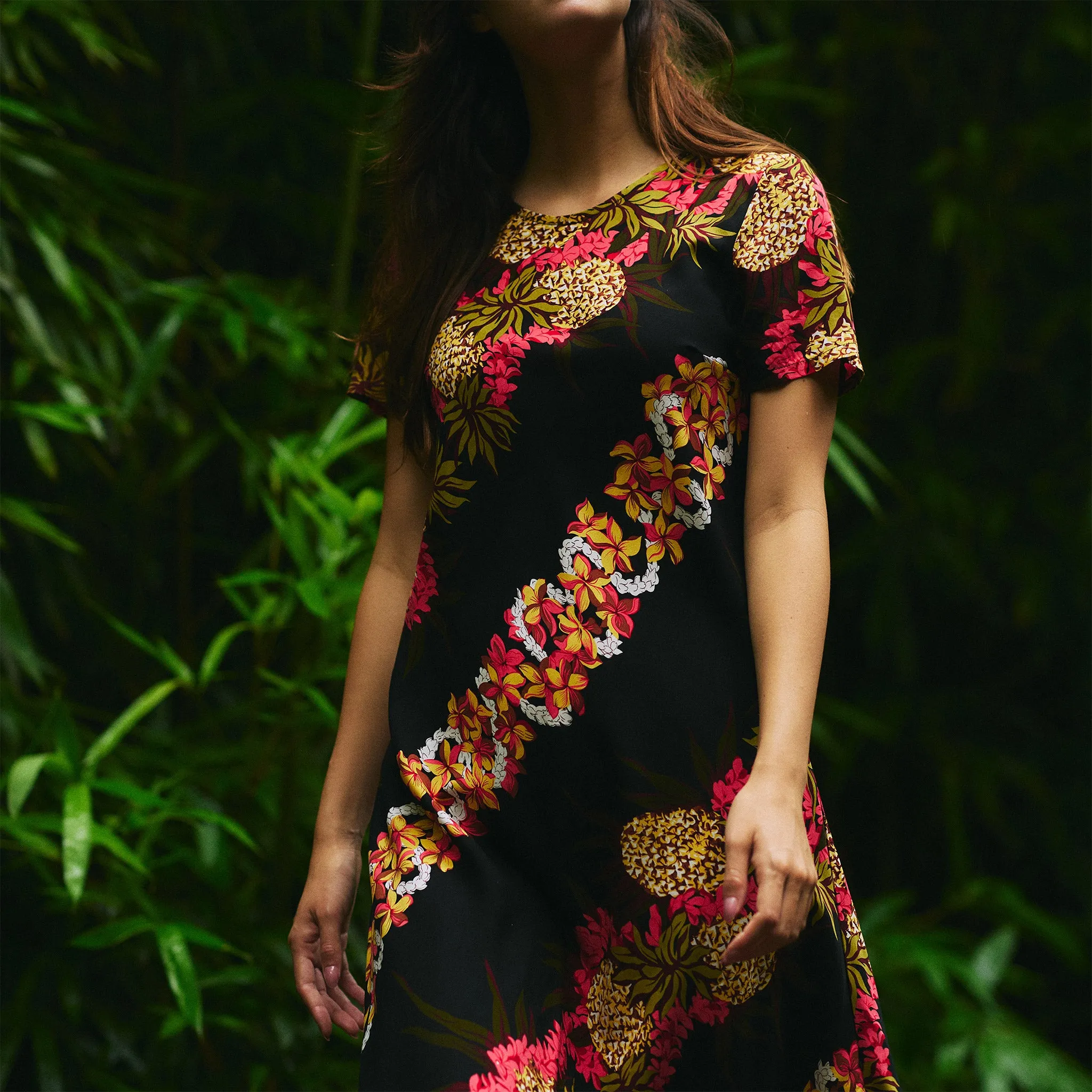 Pineapple Panel Short Dress